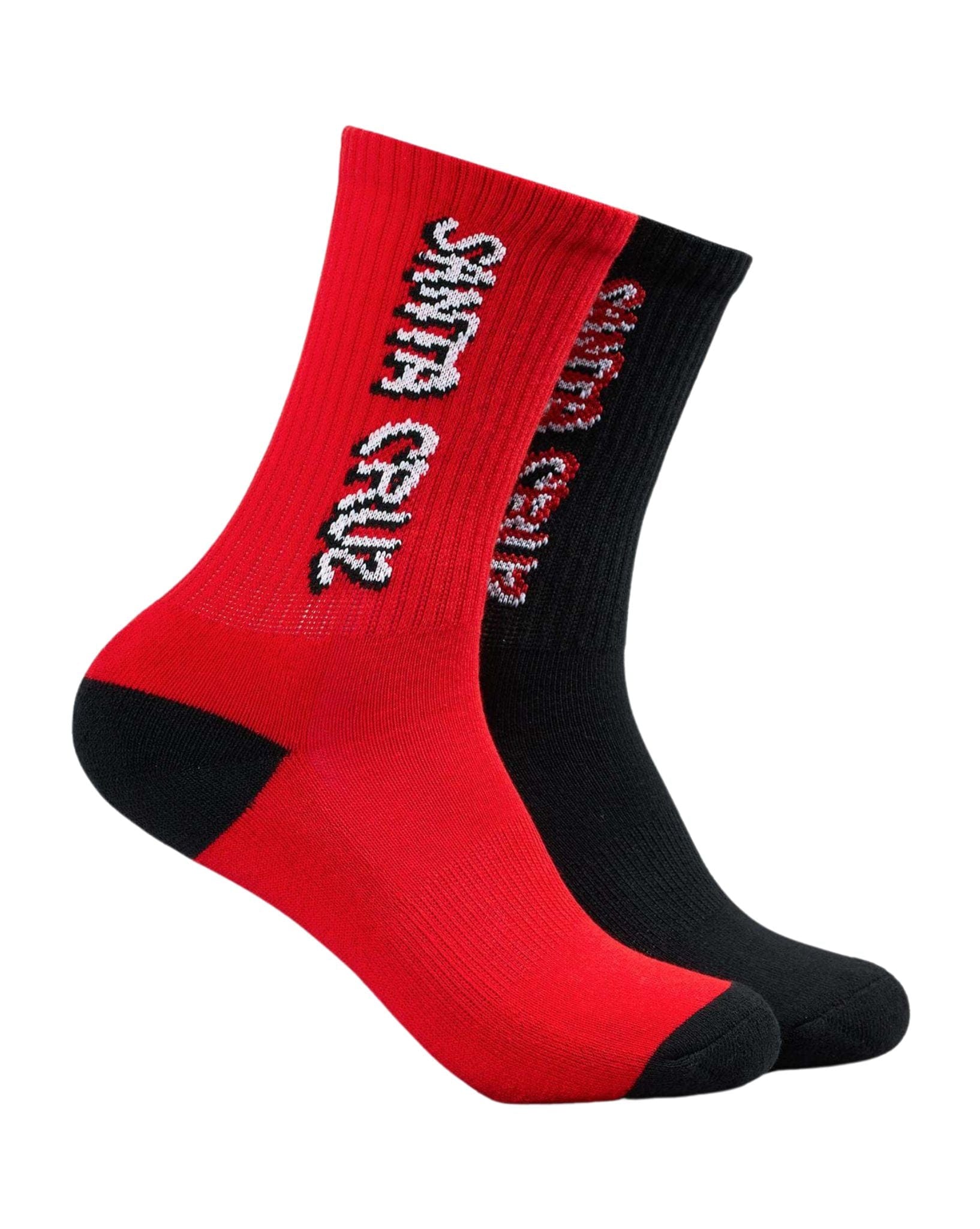 Santa Cruz Screaming Wave Strip Crew Sock