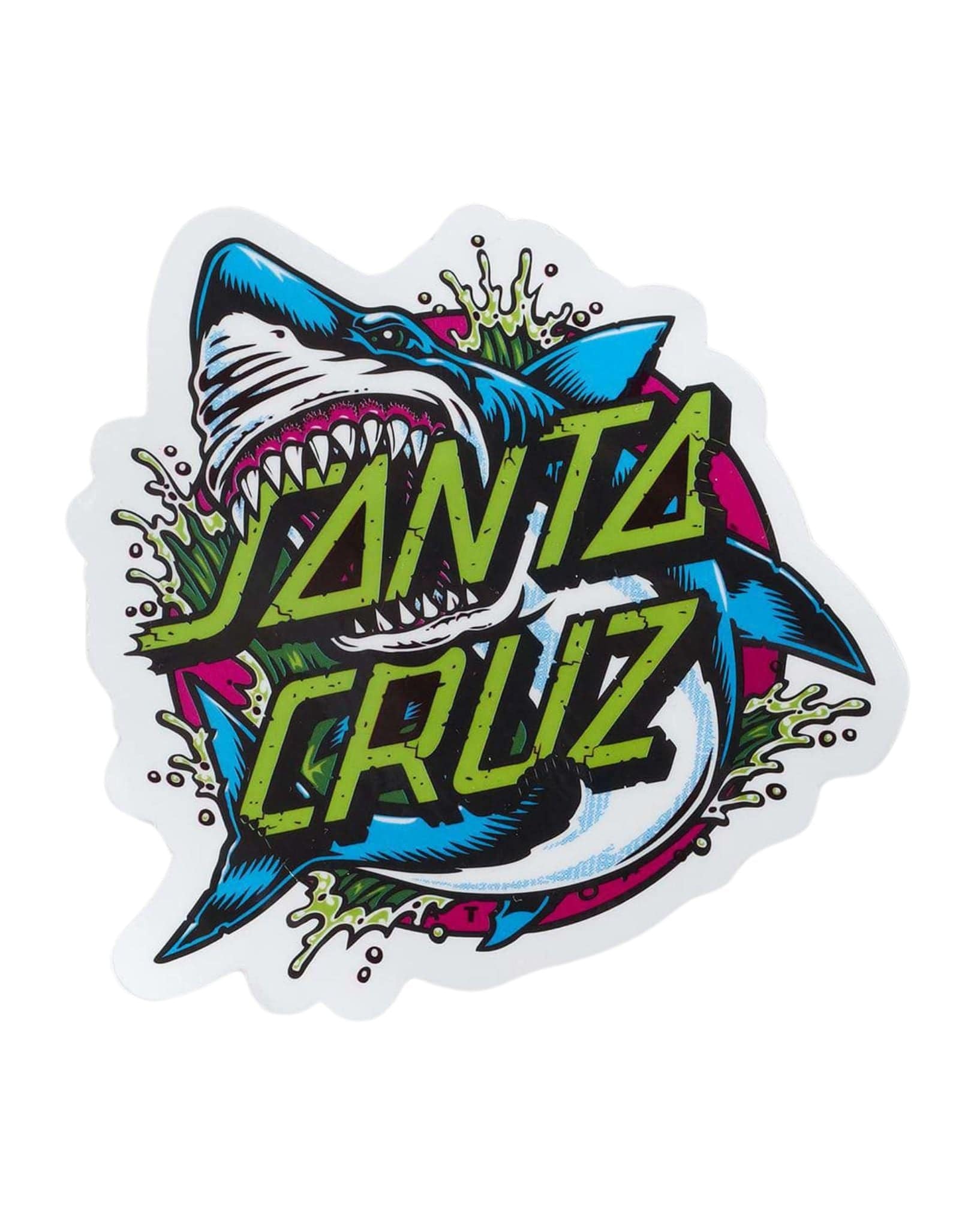 Santa Cruz Shark Dot Sticker