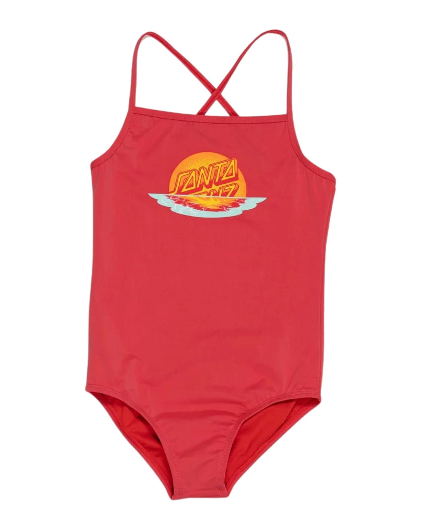 Santa Cruz Sunrise Dot Front Swimsuit