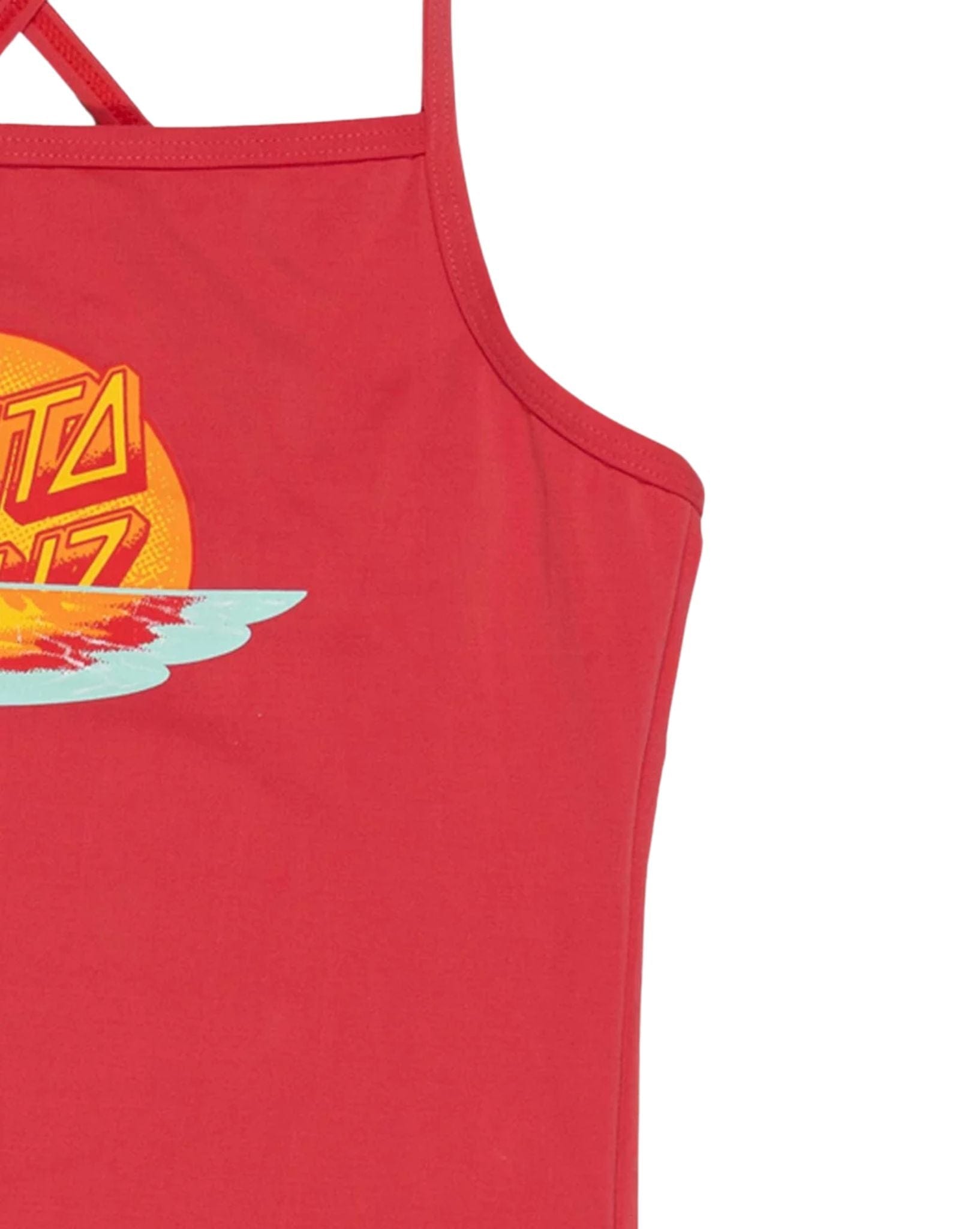 Santa Cruz Sunrise Dot Front Swimsuit