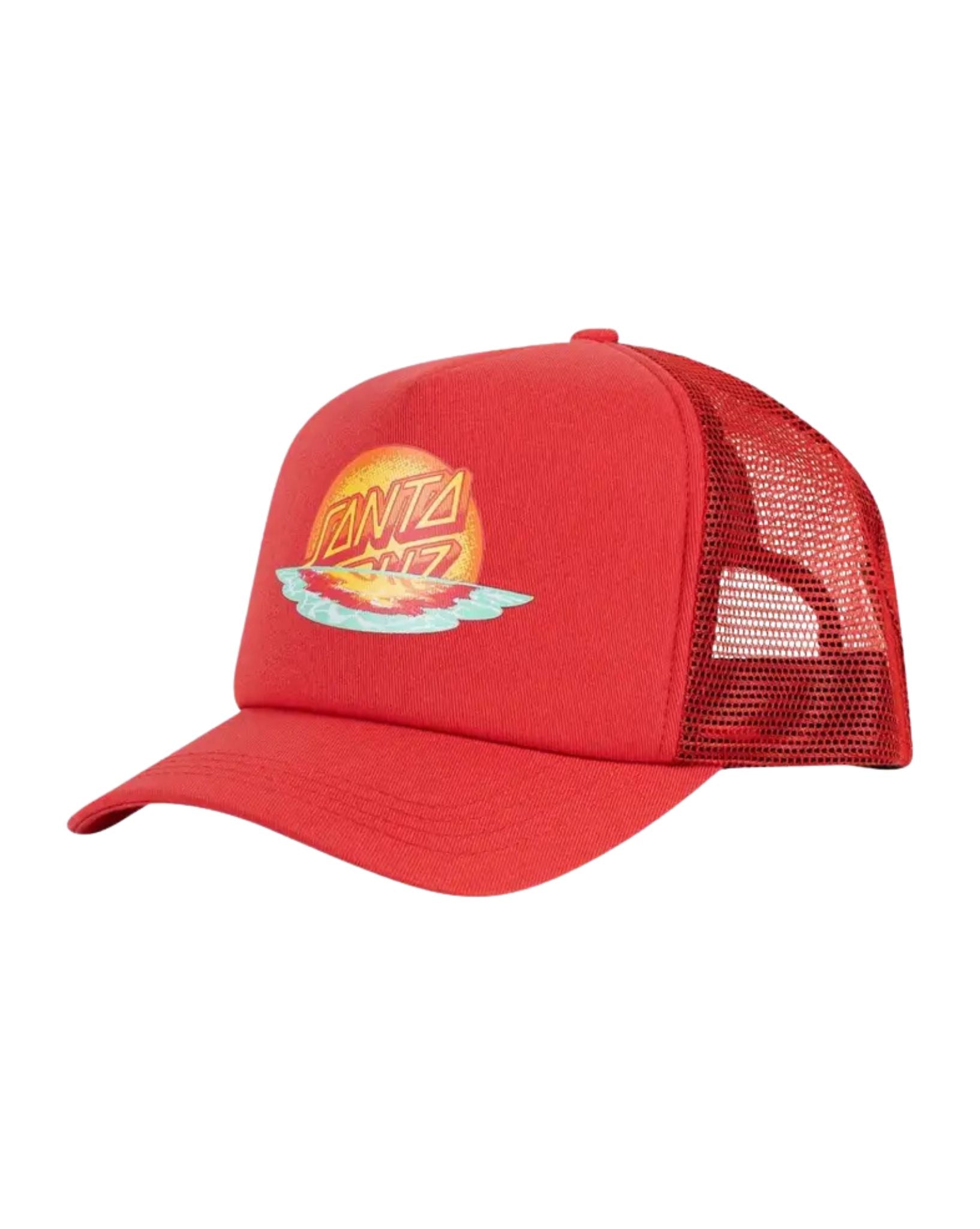 Santa Cruz Sunrise Dot Trucker Cap