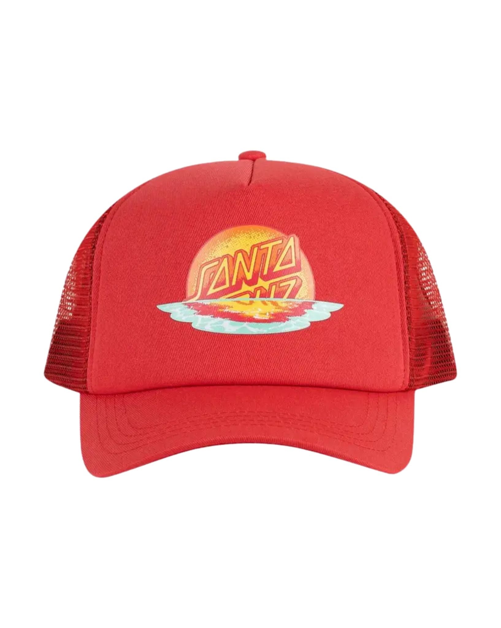 Santa Cruz Sunrise Dot Trucker Cap