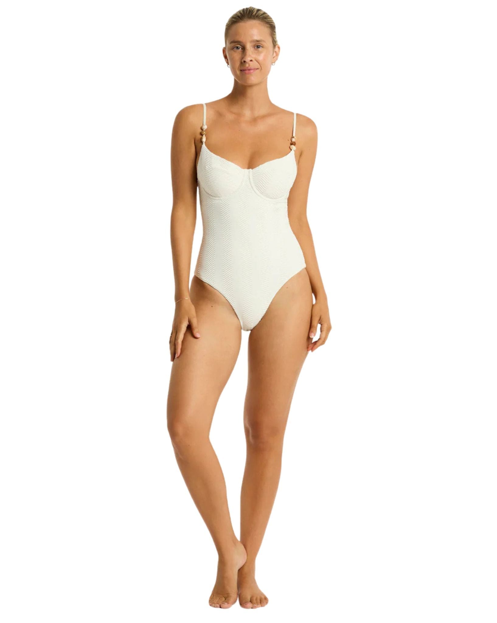 Sea Level Womens Caracus Balconette Bra One Piece