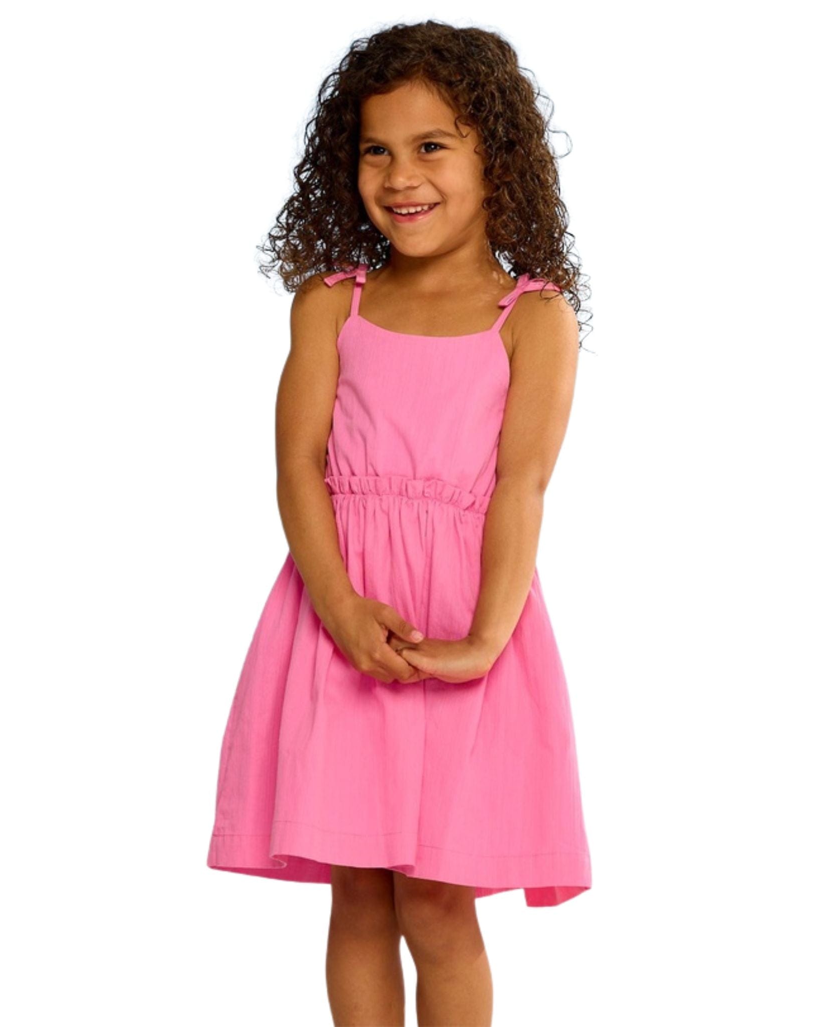 Seafolly Girls Hot Pink Textured Dress