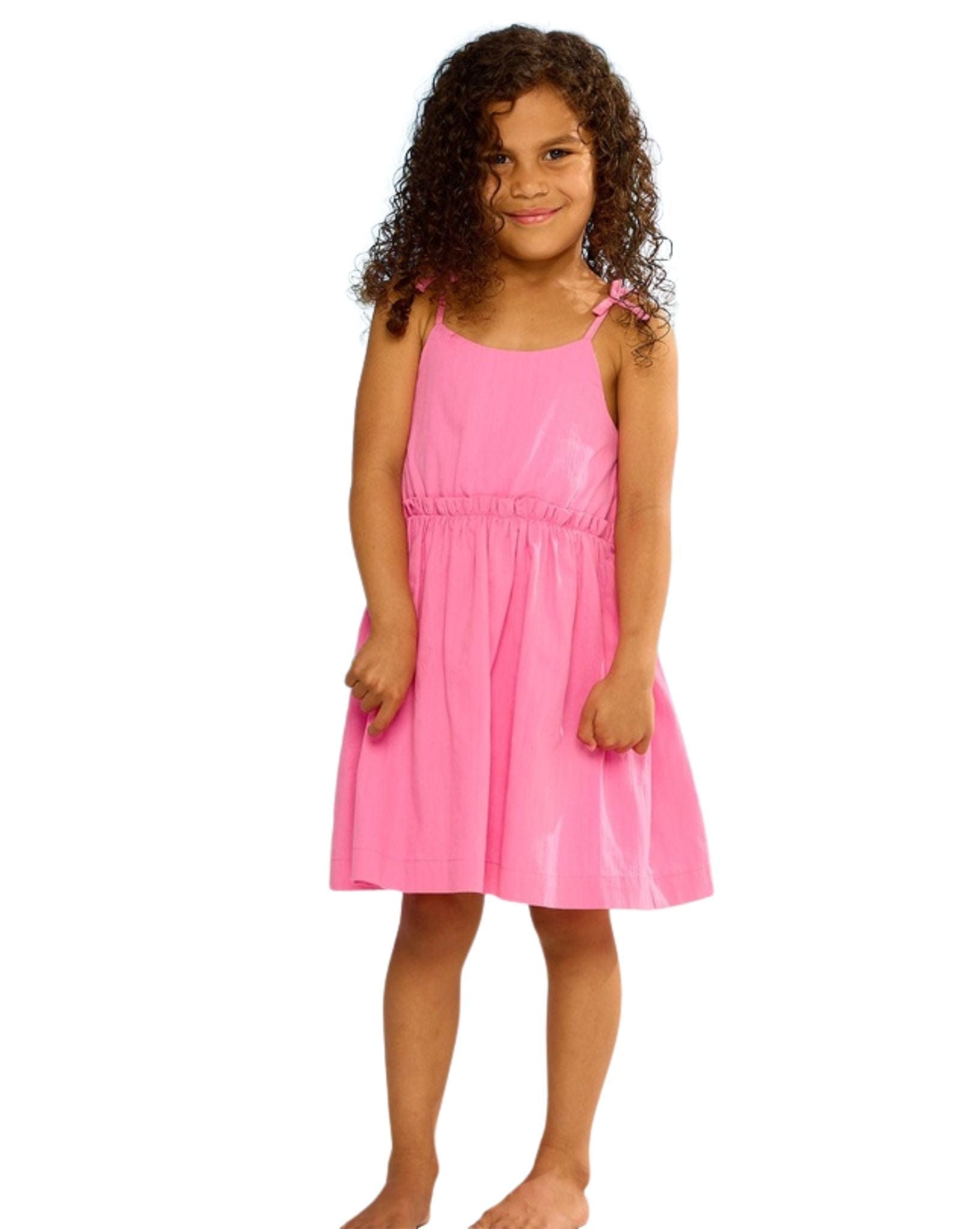 Seafolly Girls Hot Pink Textured Dress