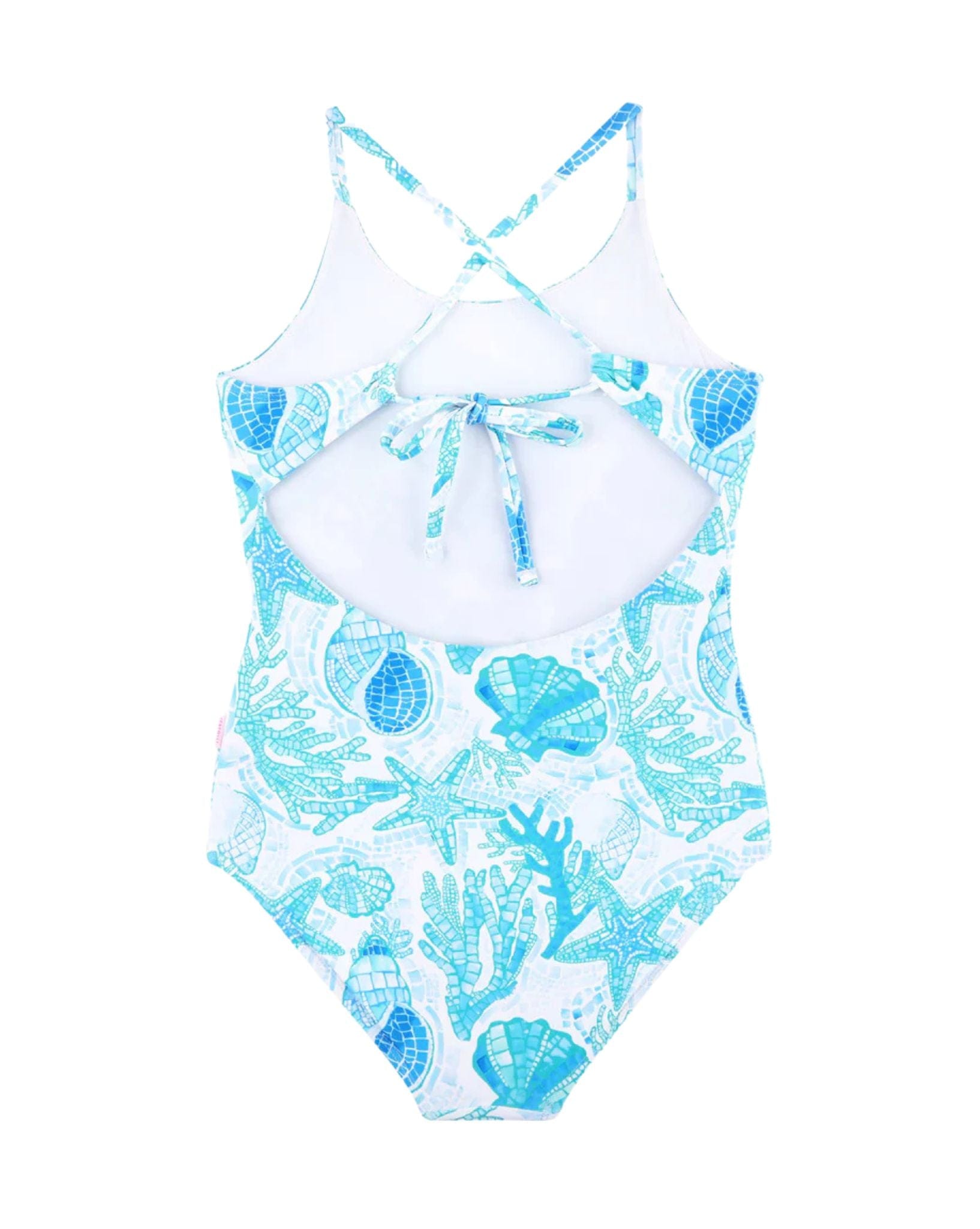 Seafolly Girls La Mer Blue One Piece