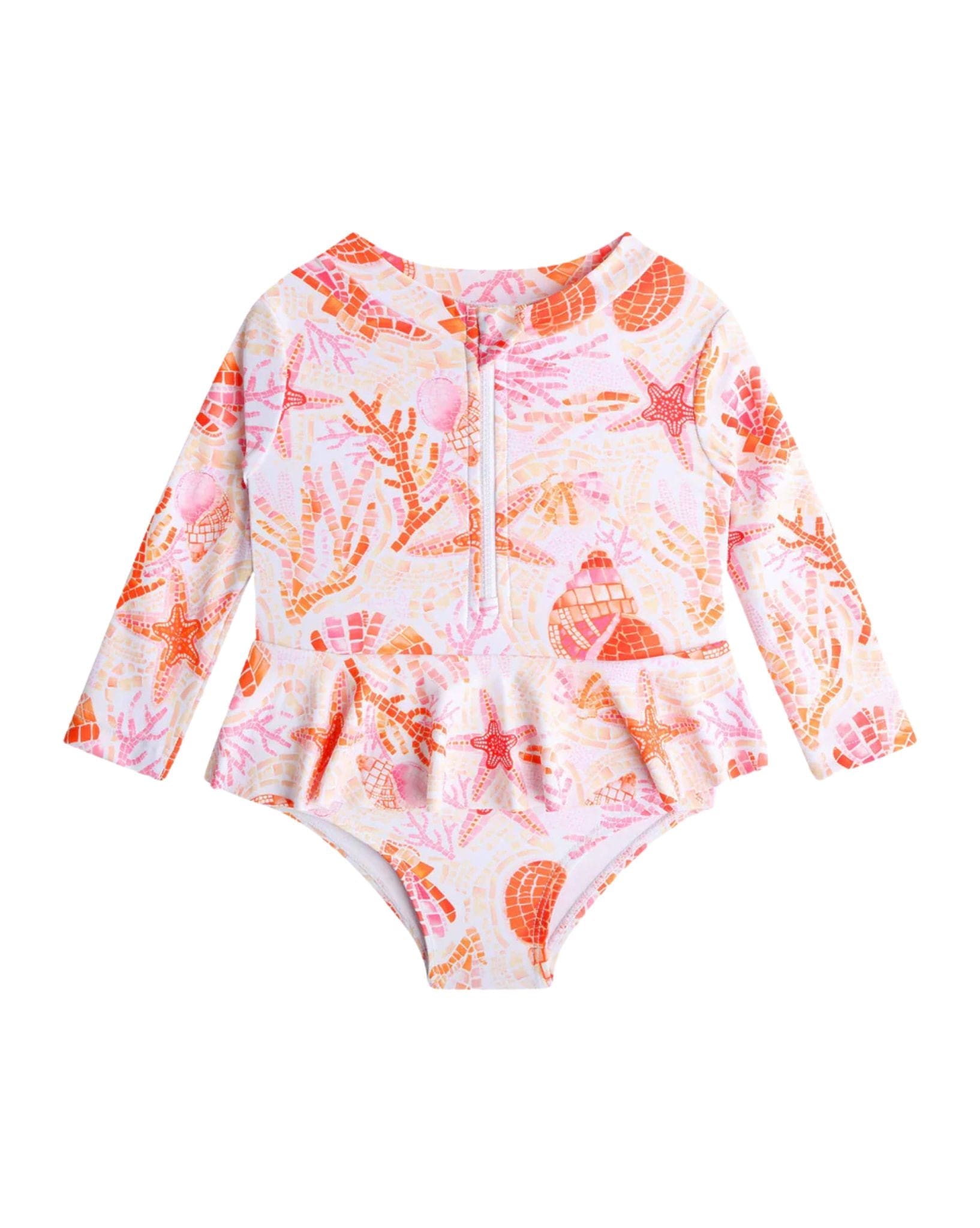 Seafolly Girls La Mer Flounce Suit One-piece