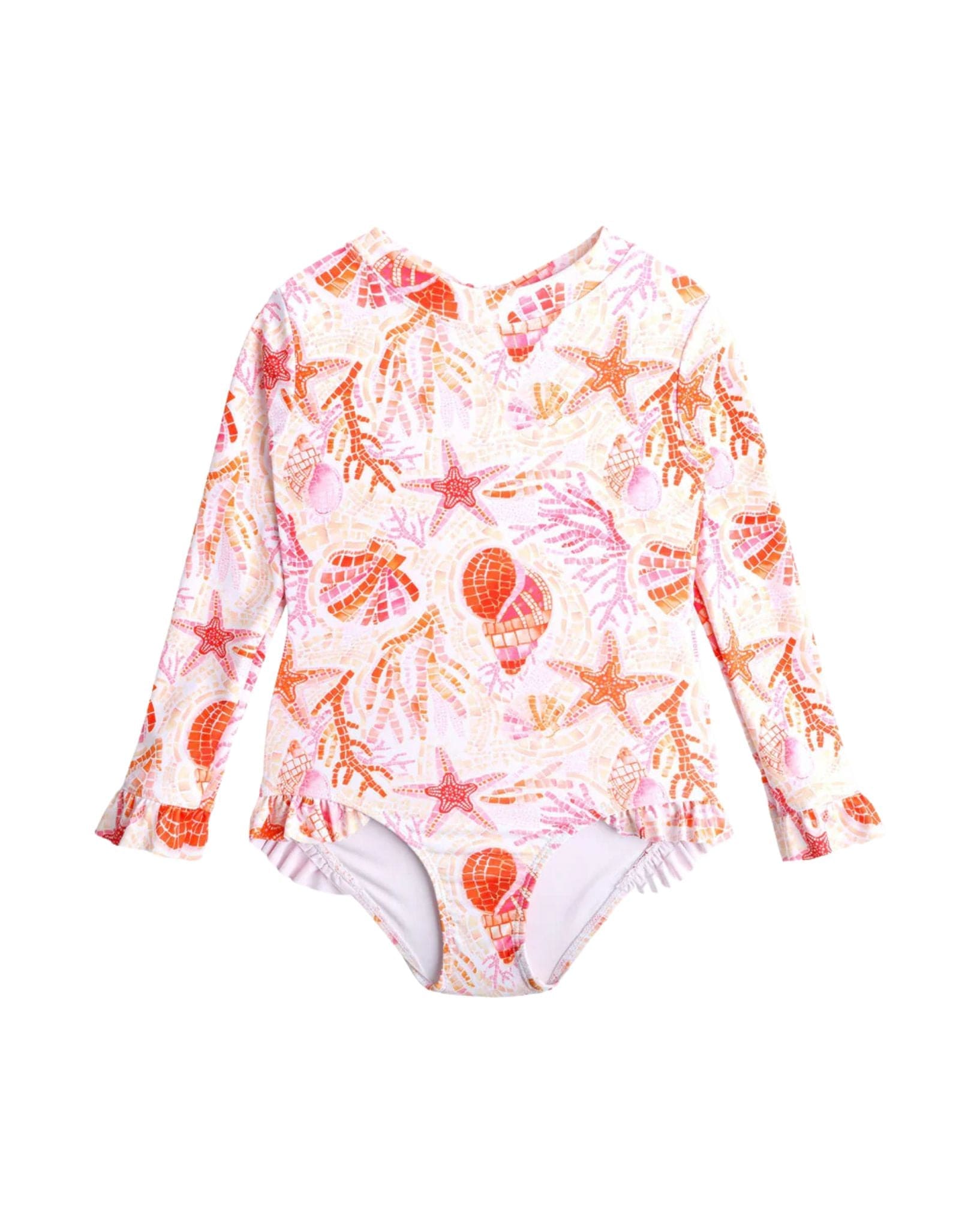 Seafolly Girls La Mer Frill Paddlesuit