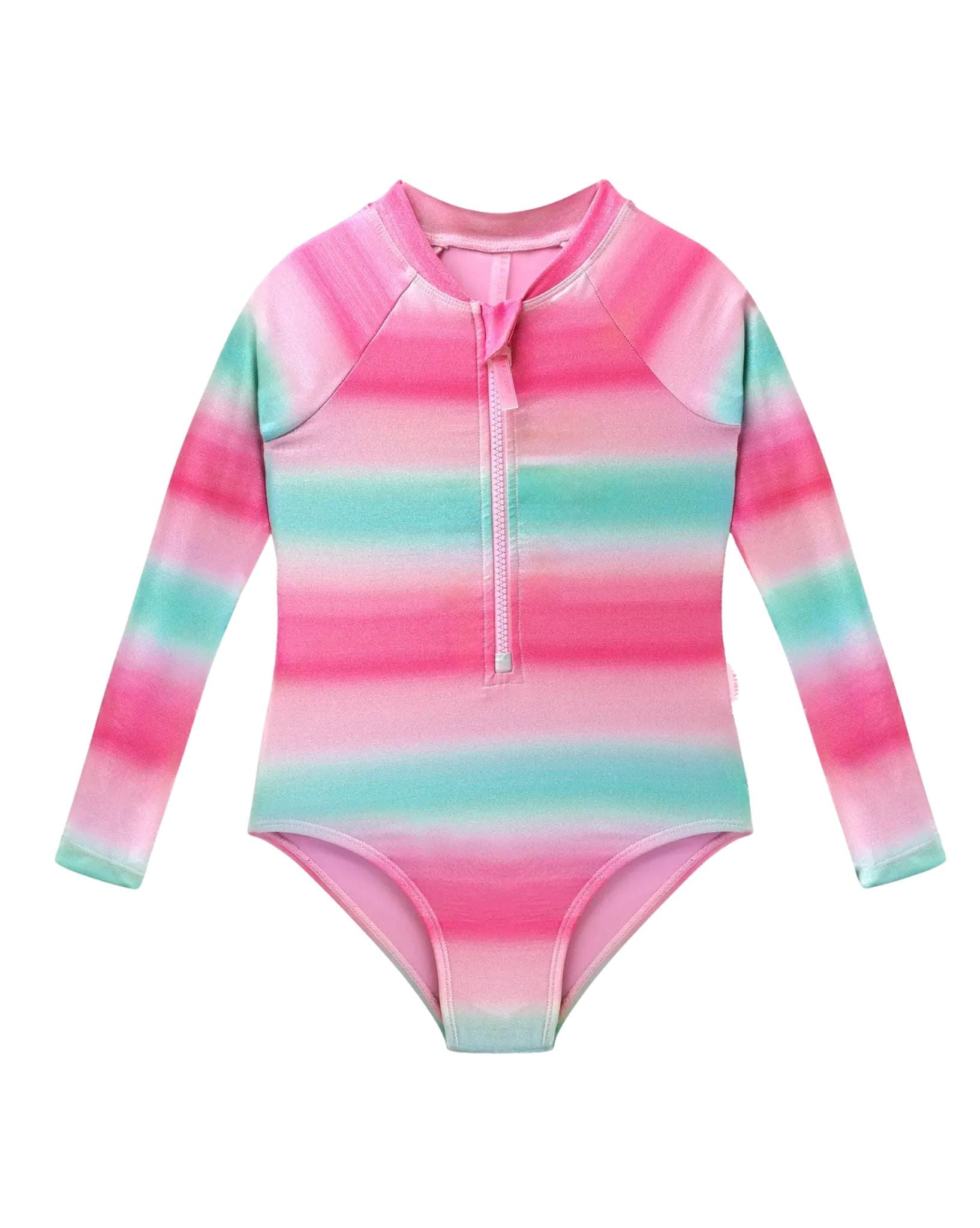 Seafolly Girls Ombre Lurex Zip Front Paddlesuit