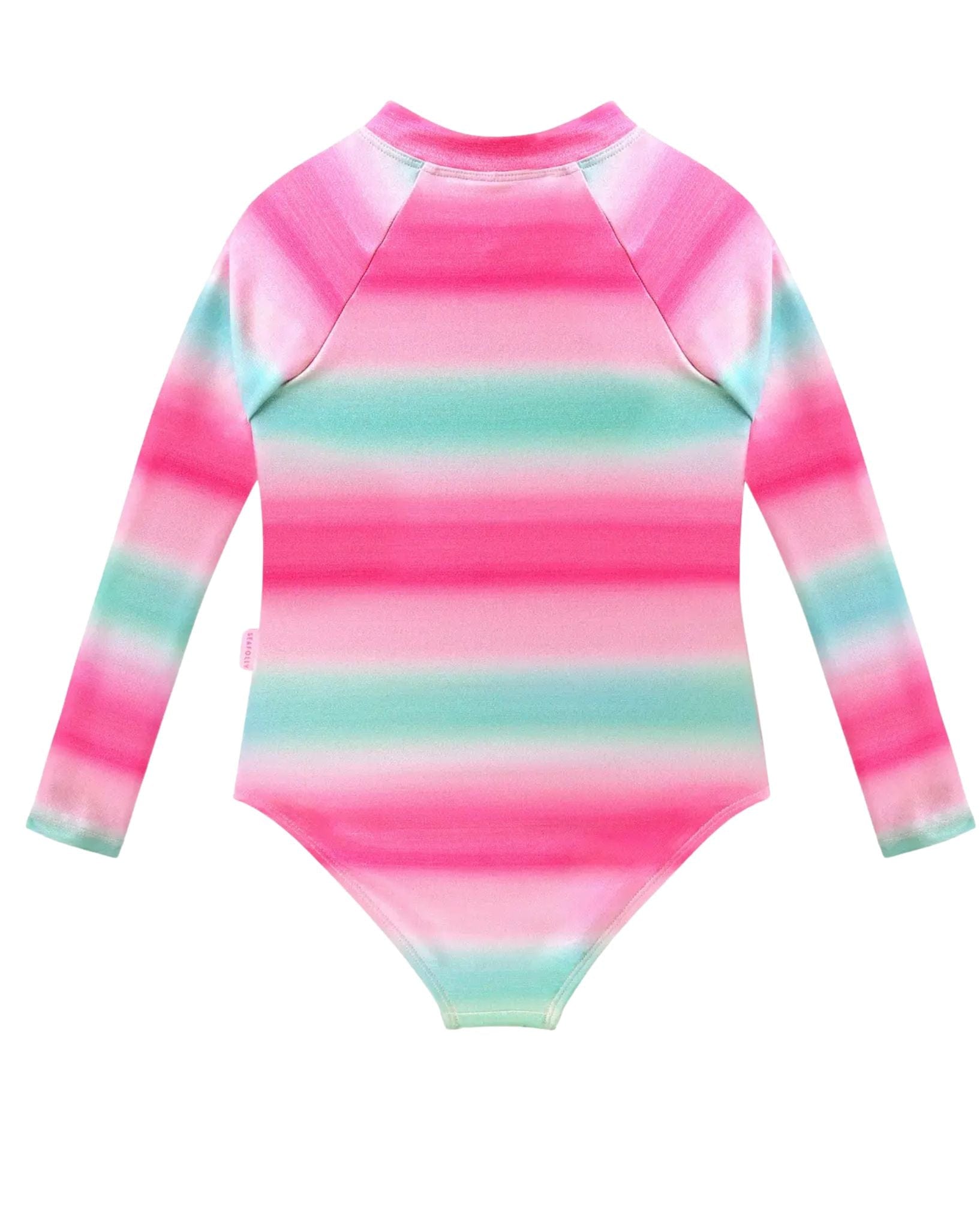 Seafolly Girls Ombre Lurex Zip Front Paddlesuit