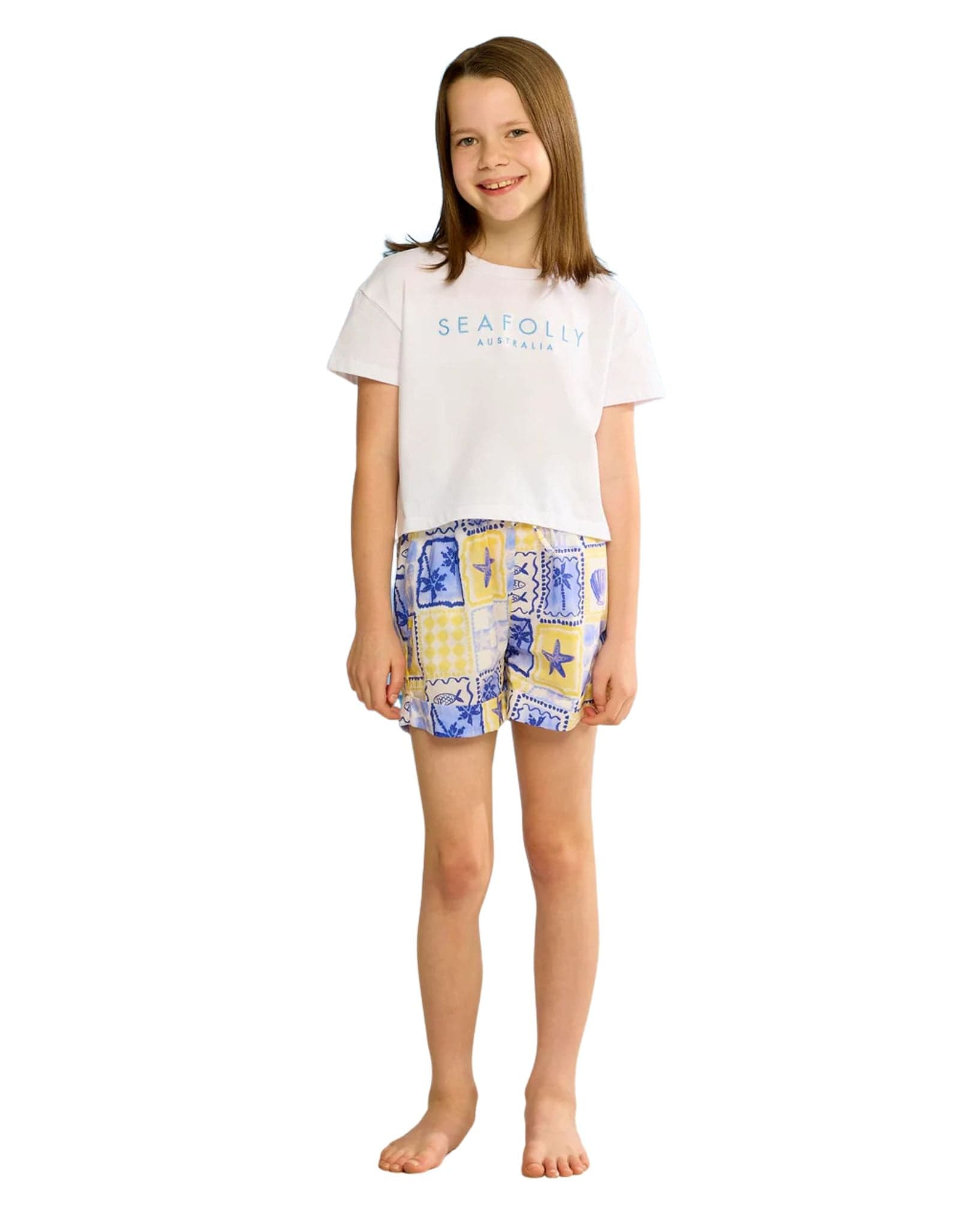 Seafolly Girls Palma Yardage Shorts