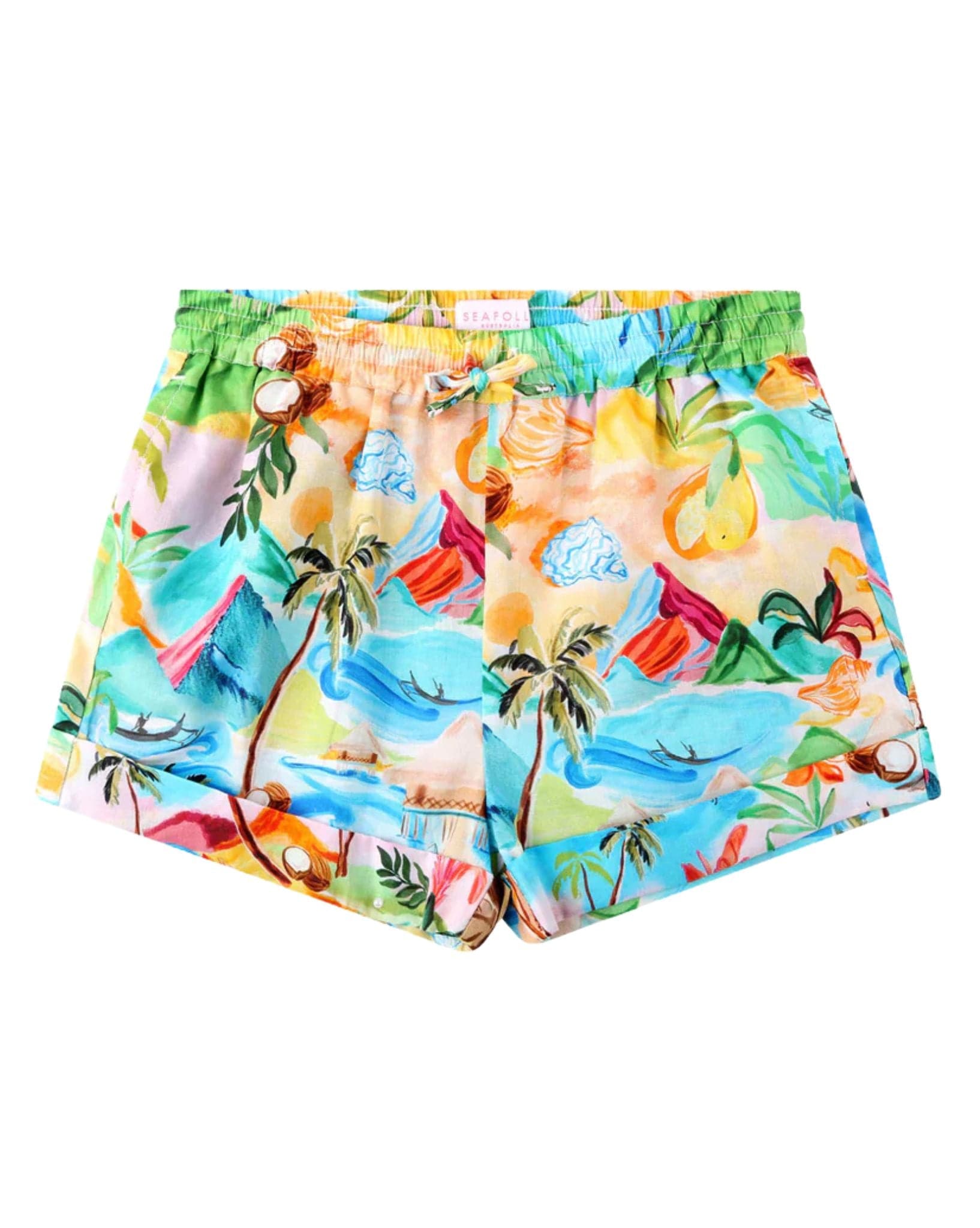 Seafolly Girls South Pacific Yardage Shorts