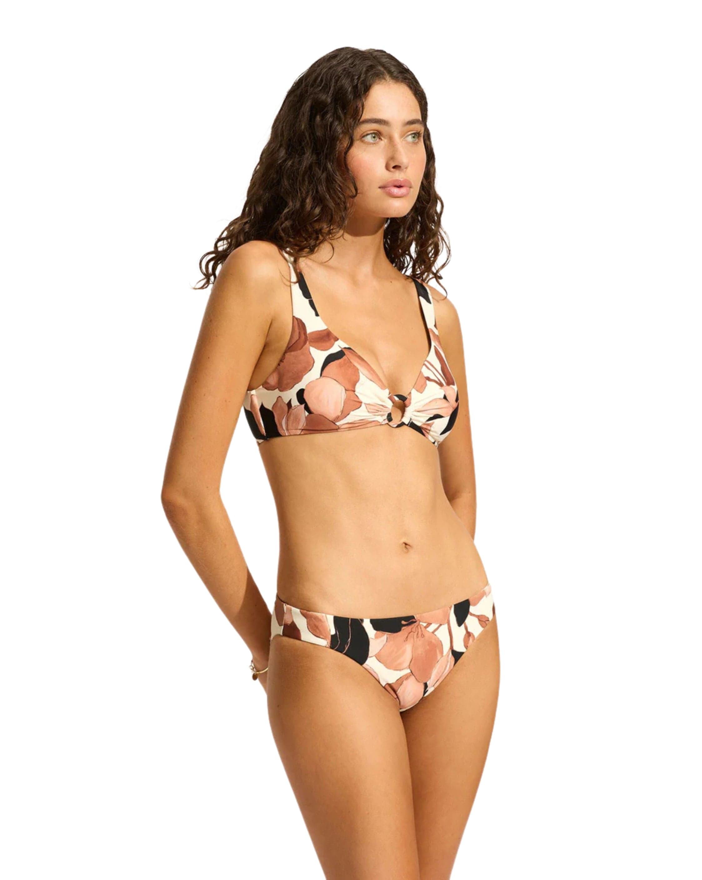 Seafolly Secret Garden Reversible Hipster Bikini Bottom