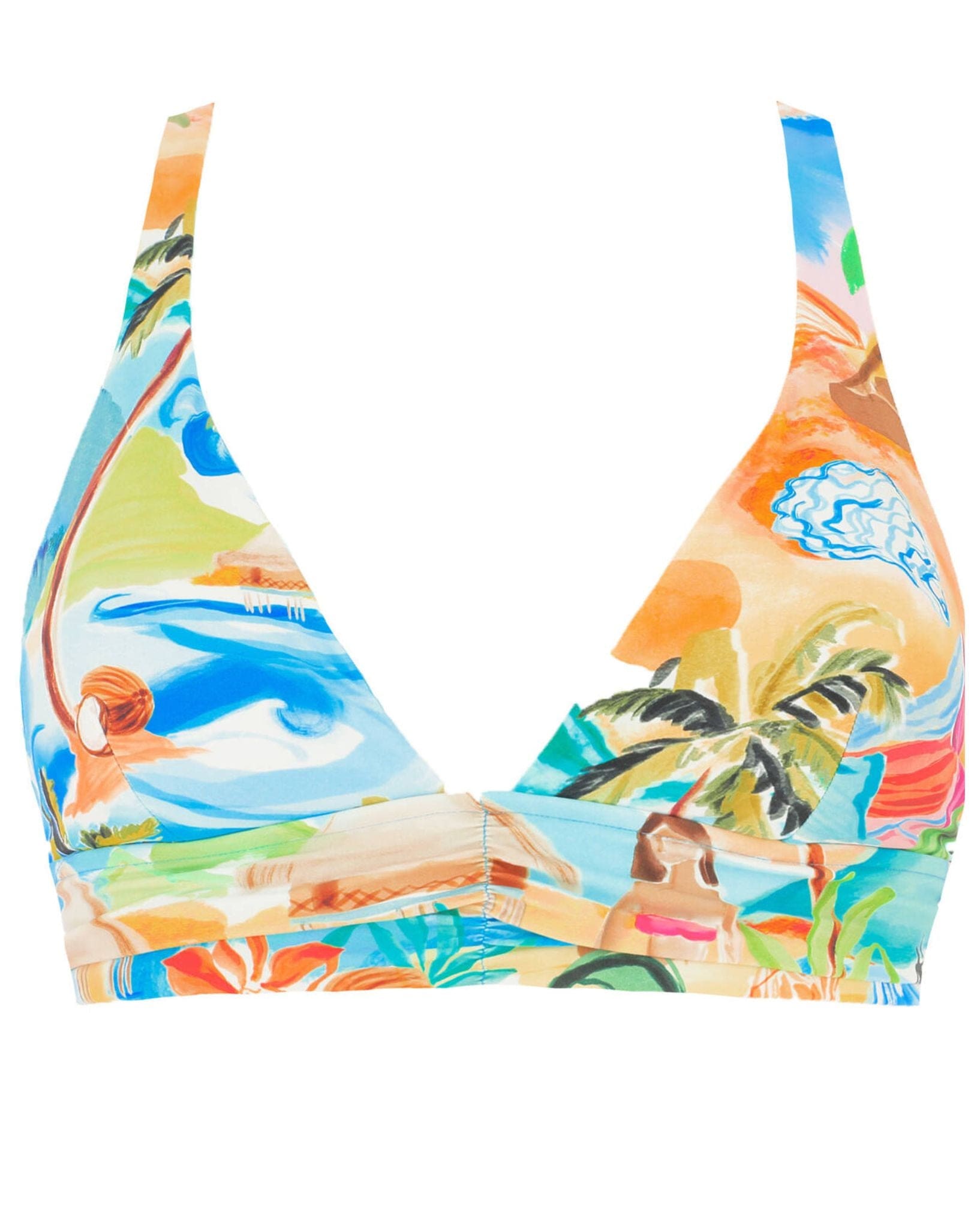 Seafolly Womens South Pacific Banded Bralette