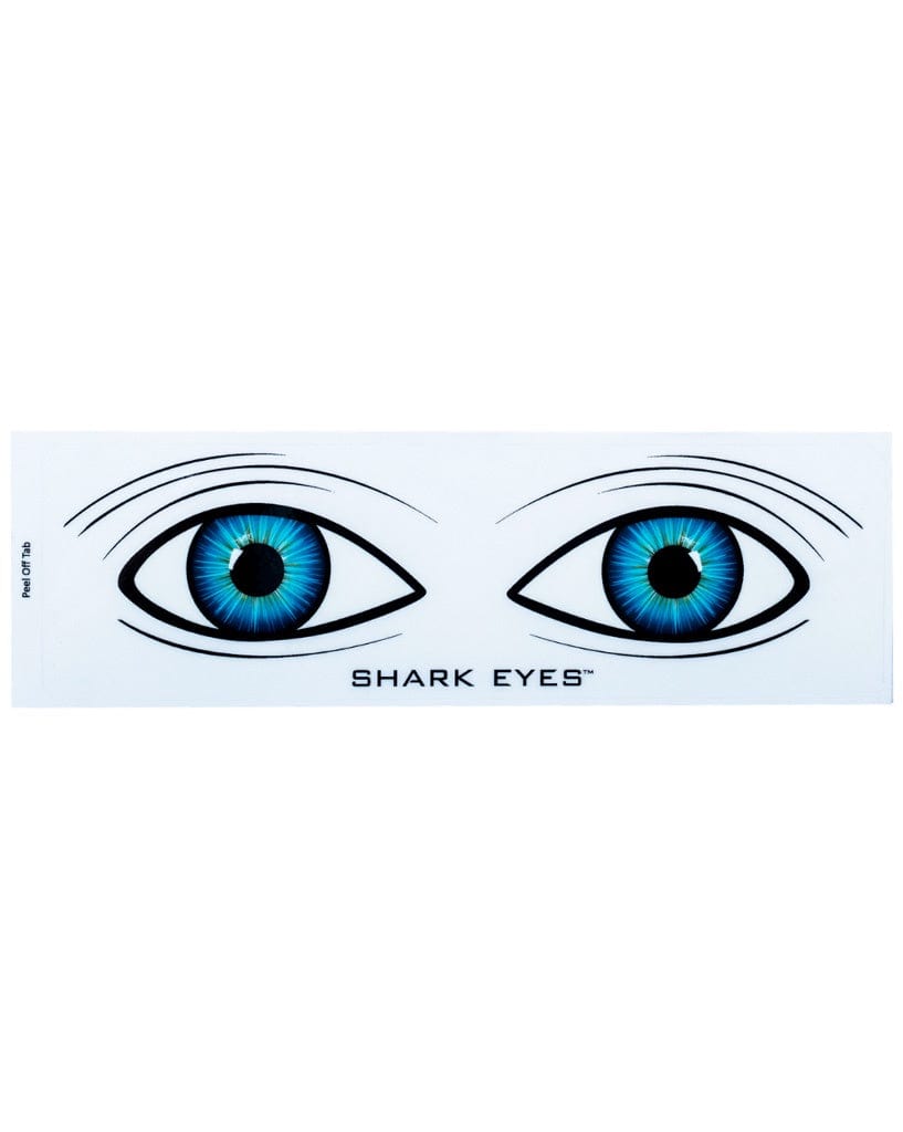 Shark Eyes Shark Eyes Shark Deterrent Sticker Clear