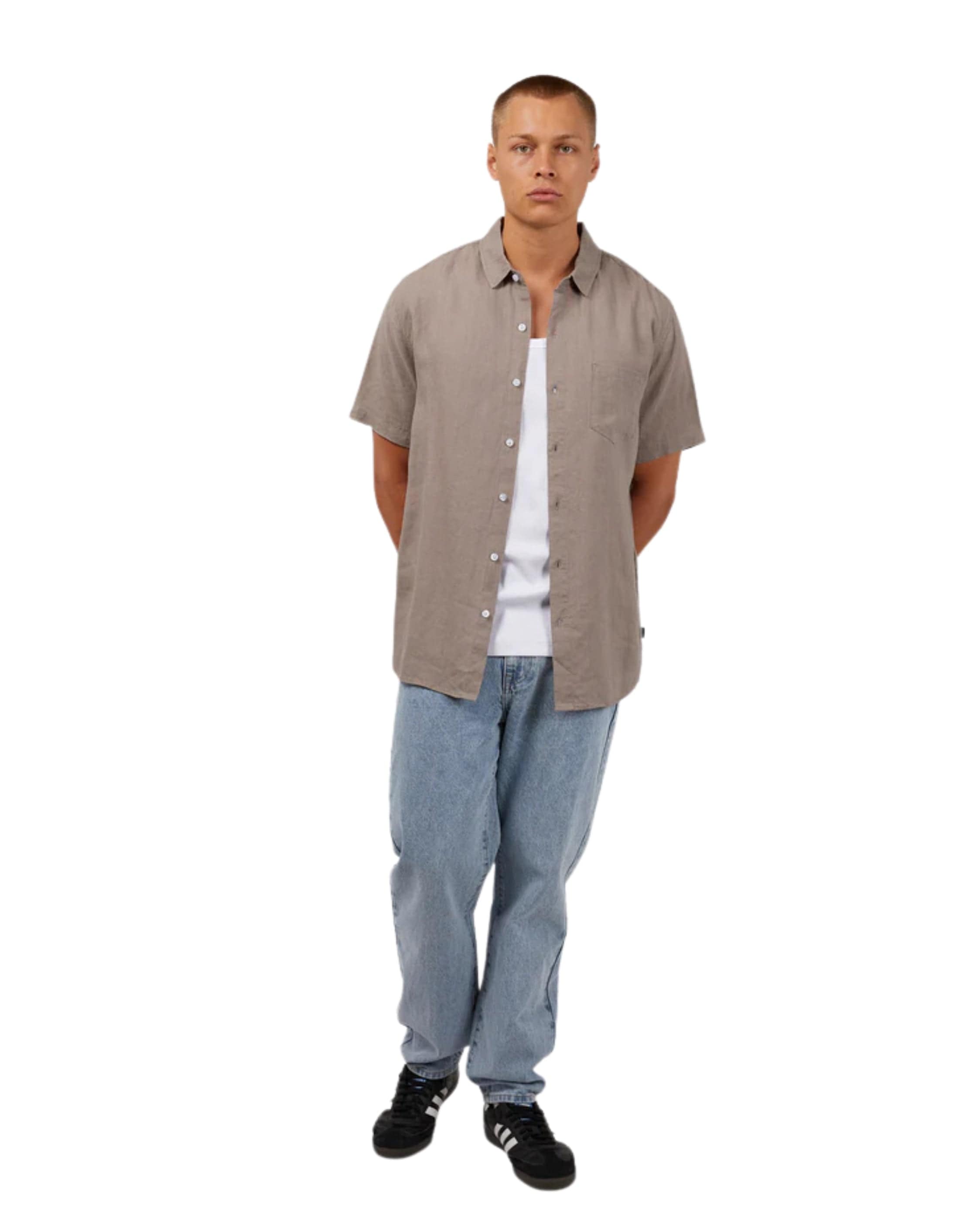 Silent Theory Linen Men's Shirt