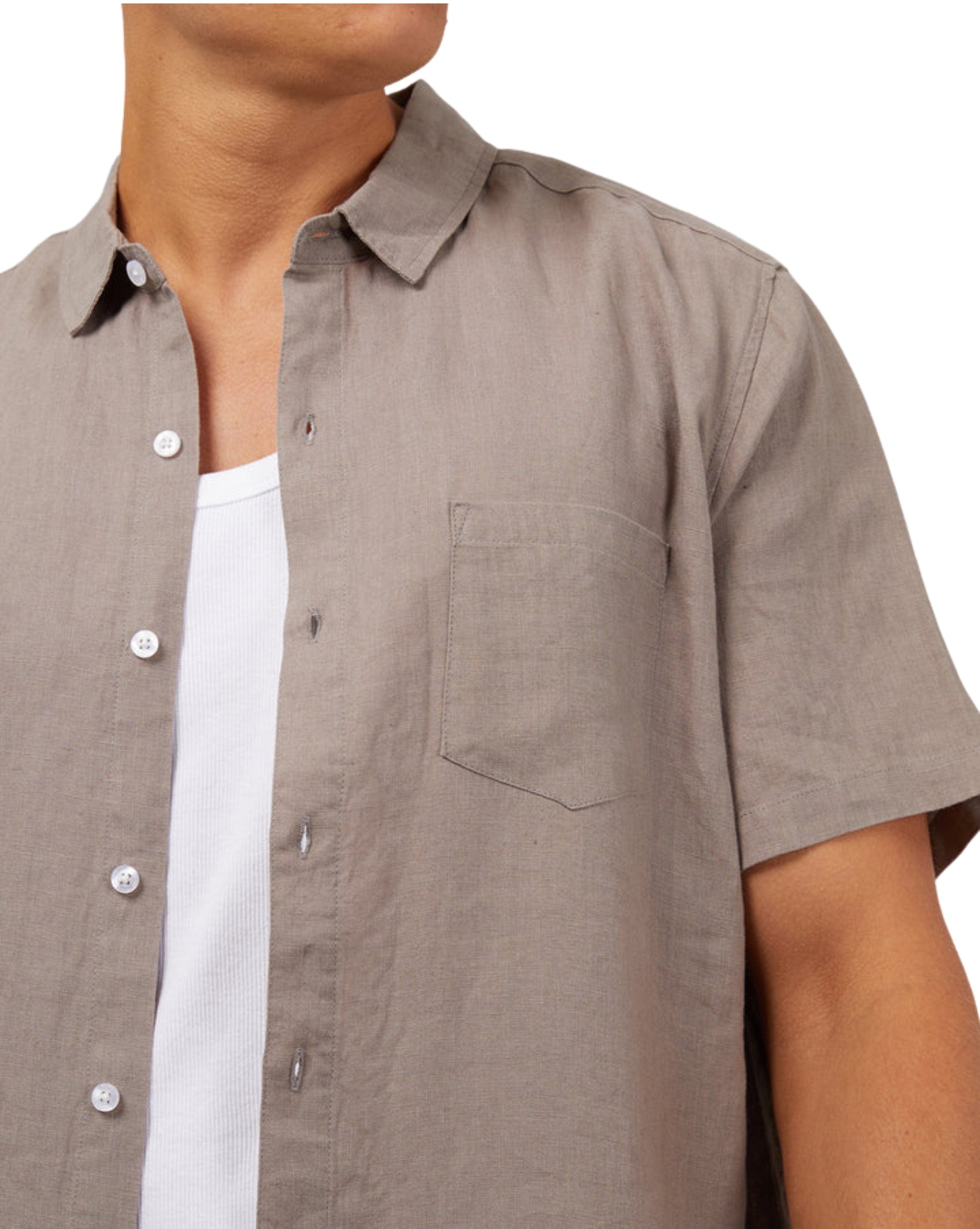 Silent Theory Linen Men's Shirt