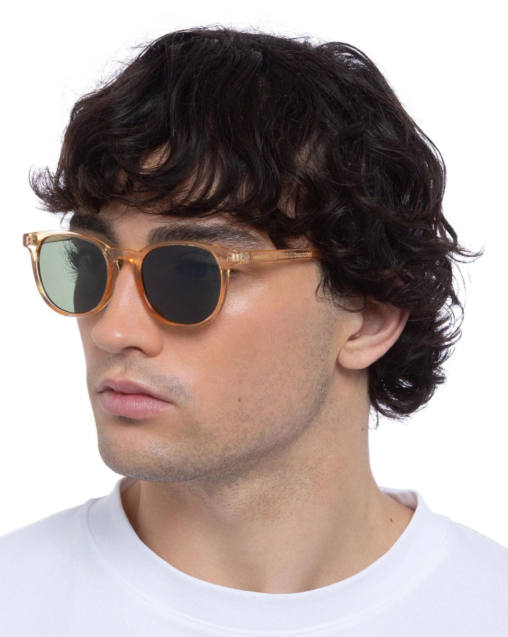 Solarized Refined Round Sunglasses - Tan