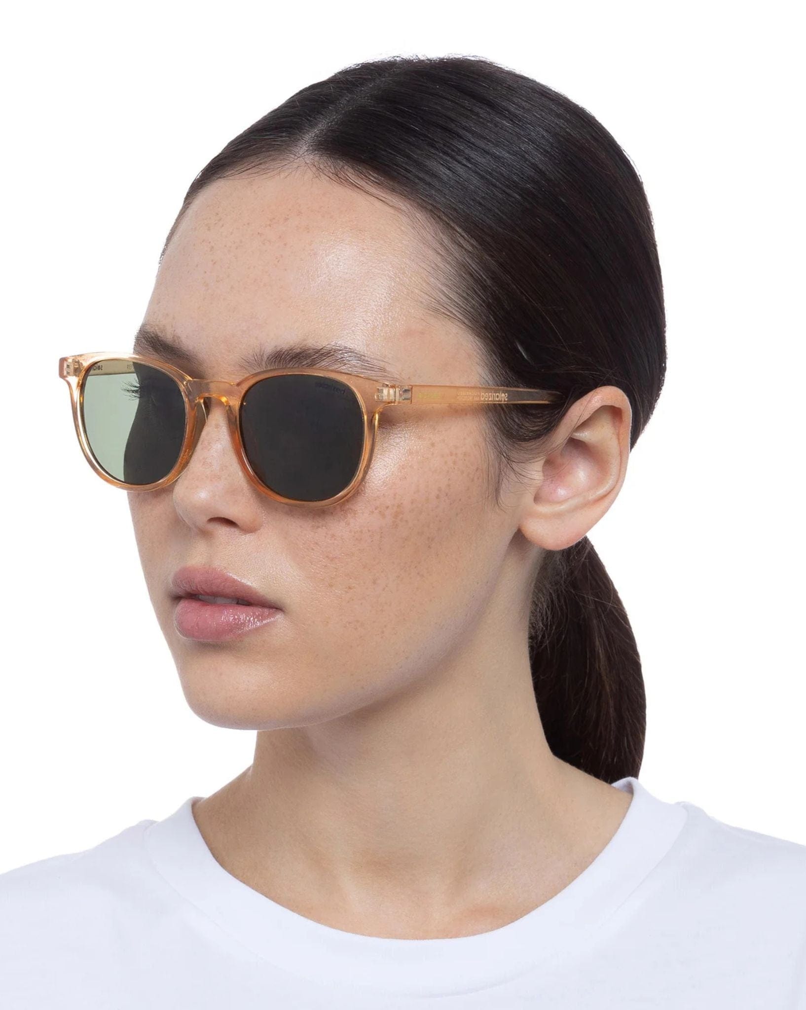 Solarized Refined Round Sunglasses - Tan