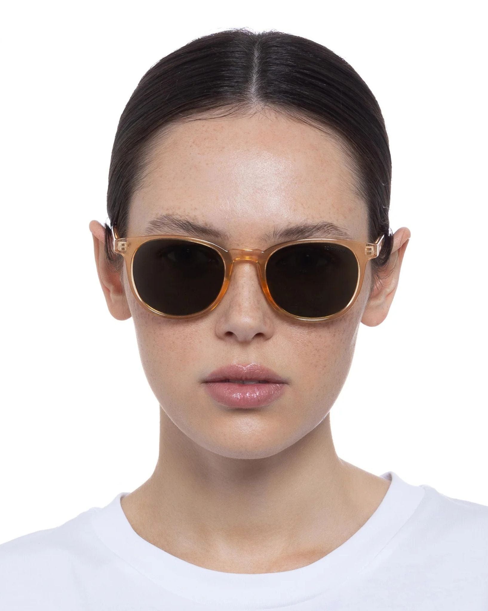 Solarized Refined Round Sunglasses - Tan