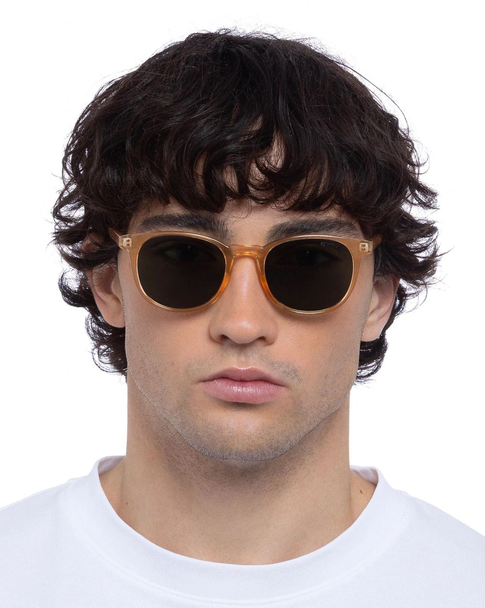 Solarized Refined Round Sunglasses - Tan