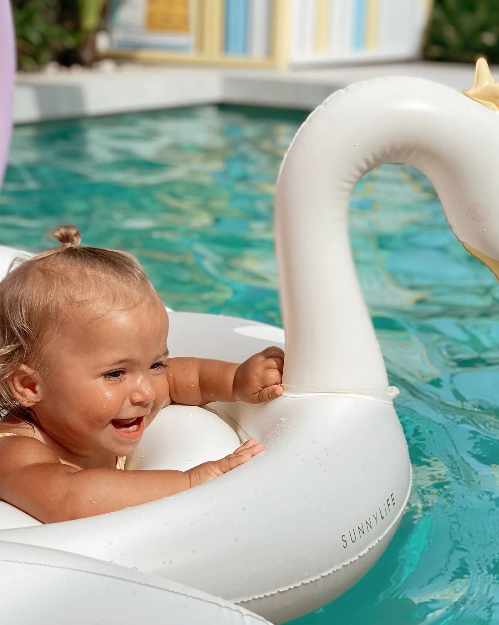 SunnyLife Baby Float Princess Swan Multi