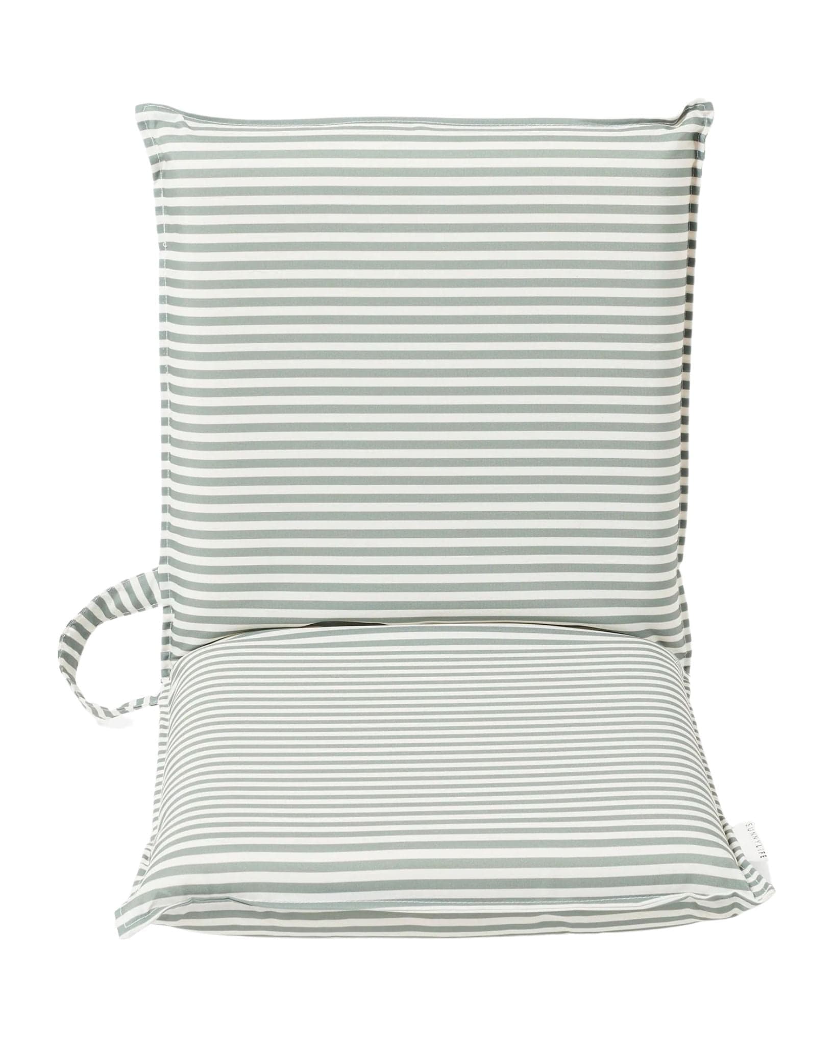 SunnyLife Folding Seat The Vacay Olive Stripe