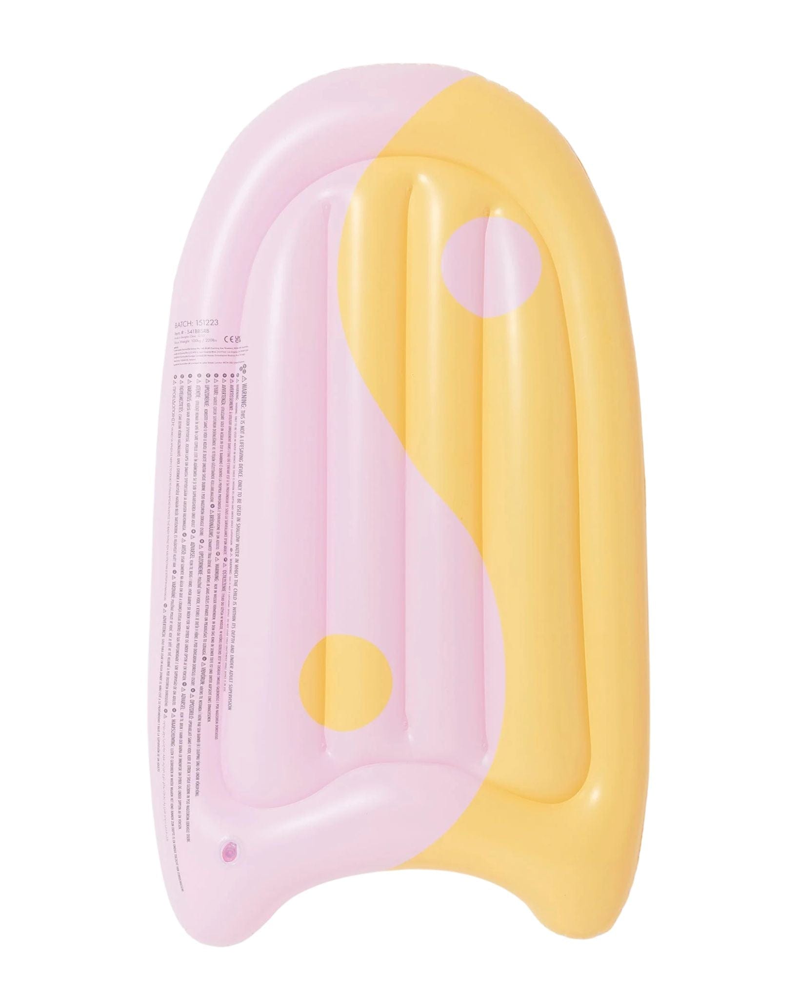 SunnyLife Inflatable Body Board Summer Sherbet Multi