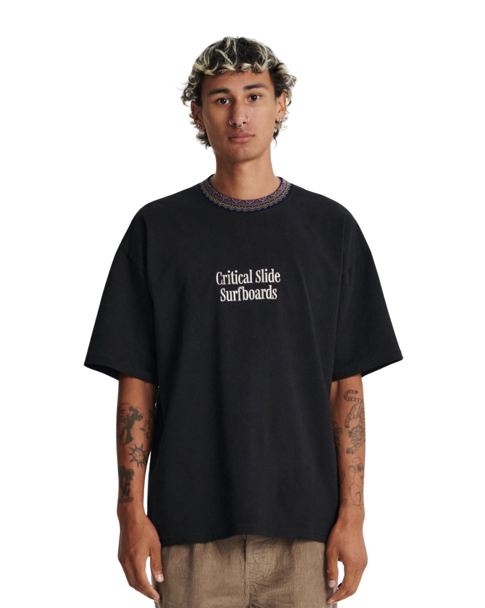 The Critical Slide Society Mens Offset Rib Tee