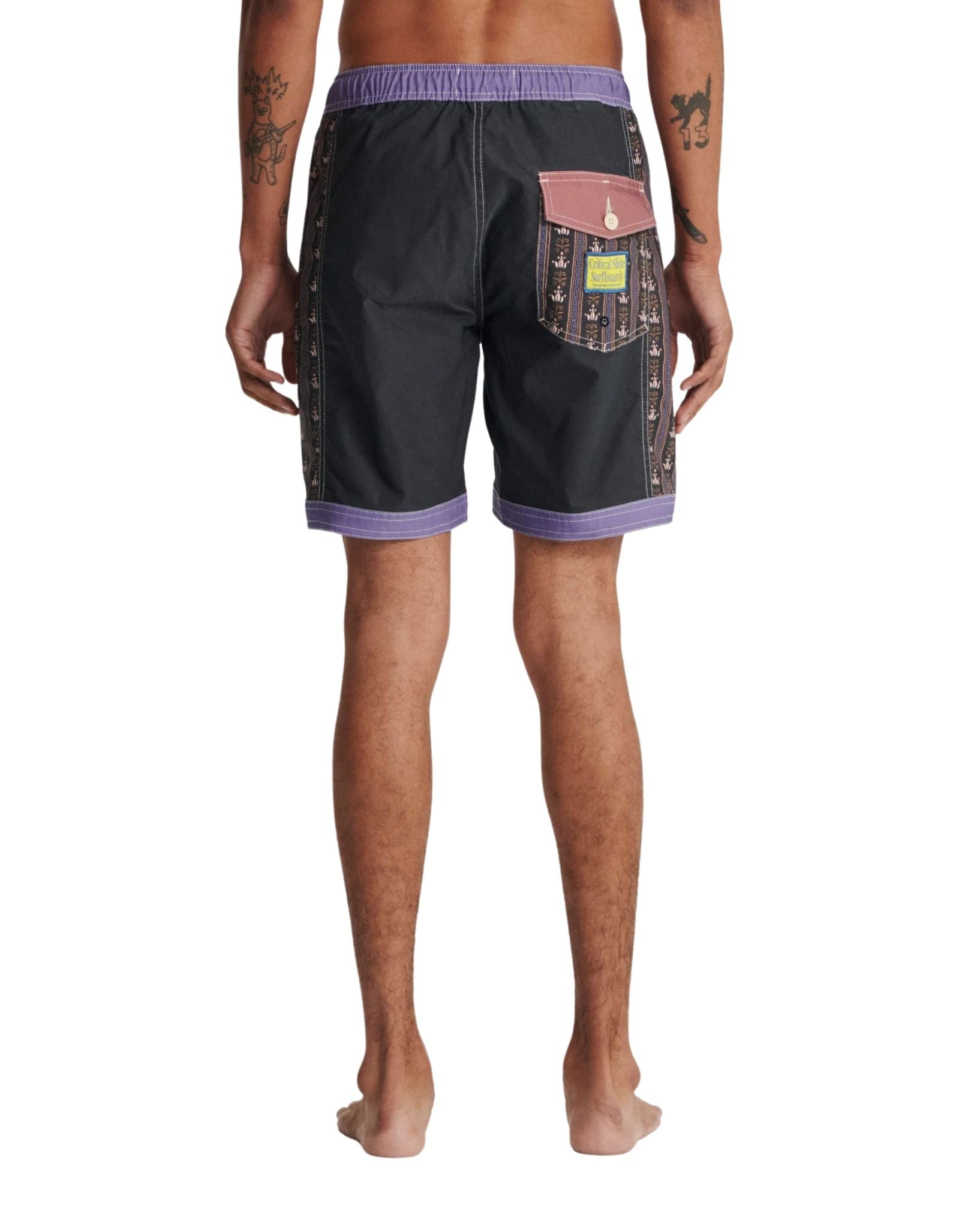 The Critical Slide Society Mens Stoneage 17" Mixed Tape - Boardshort