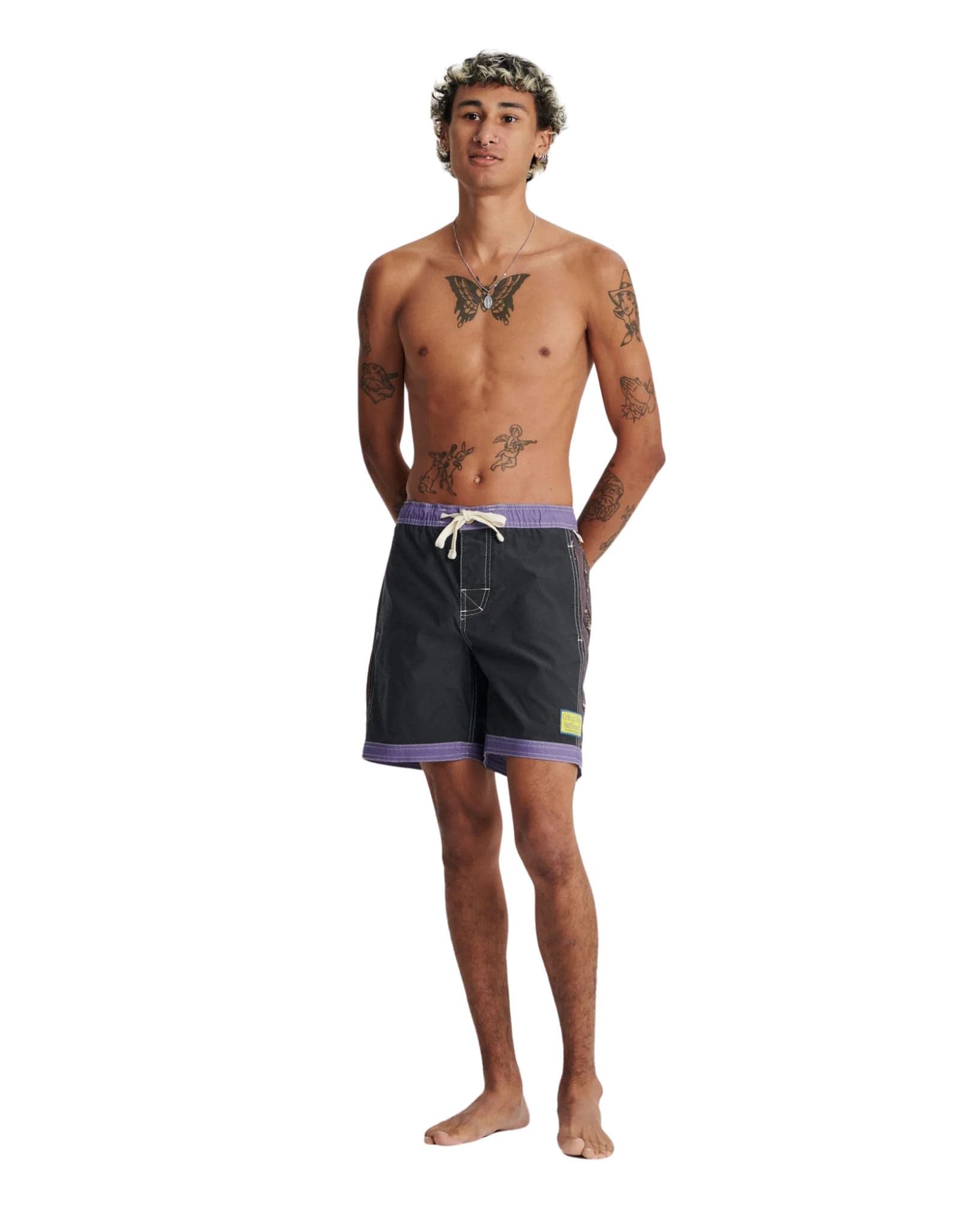 The Critical Slide Society Mens Stoneage 17" Mixed Tape - Boardshort