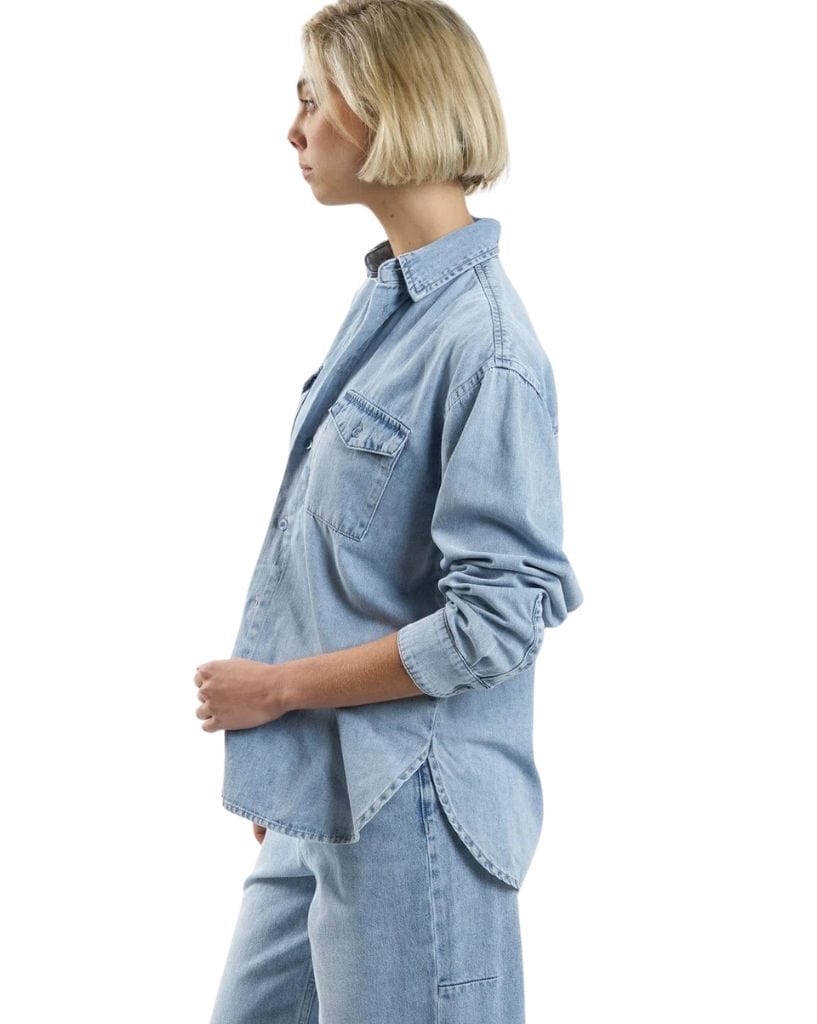 Thrills Adrian Denim Shirt