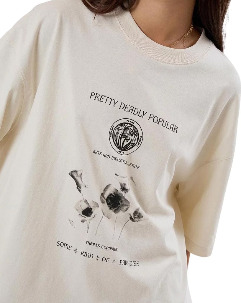 Thrills Deadly Posy Oversized Tee