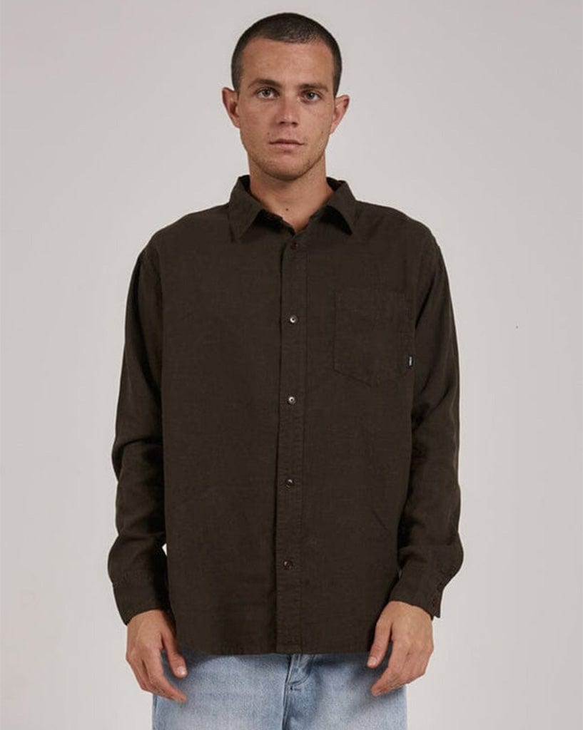 Thrills Hemp Minimal Thrills Oversize Long Sleeve Shirt