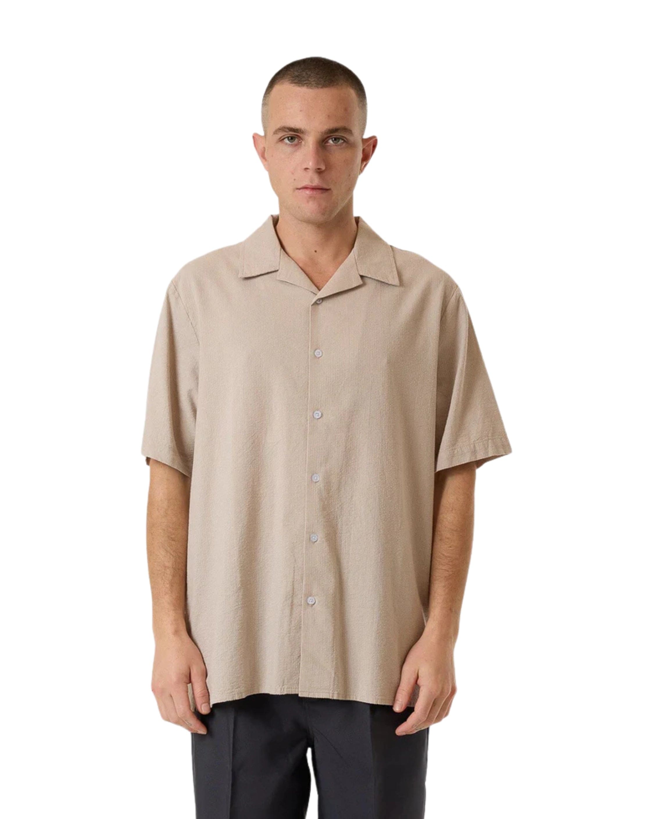 Thrills Minimal Thrills Stripe Bowling Shirt