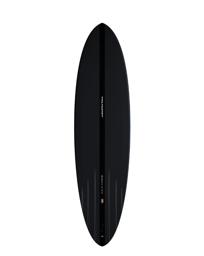 Tolhurst Surfboards HI Mid 6 Mini - Thunderbolt Black Surfboard