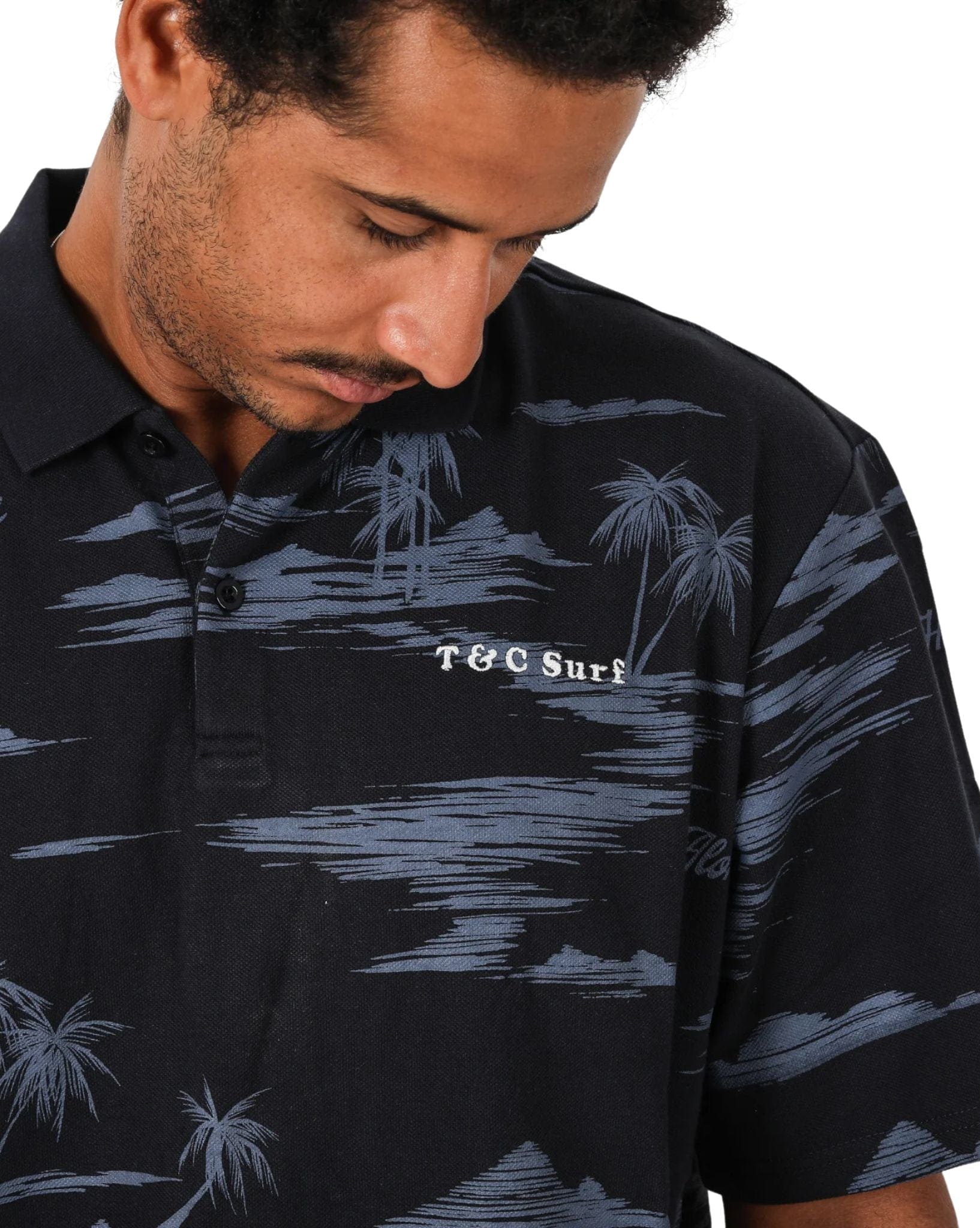 Town & Country Mens Turtle Bay S/S Polo - Navy