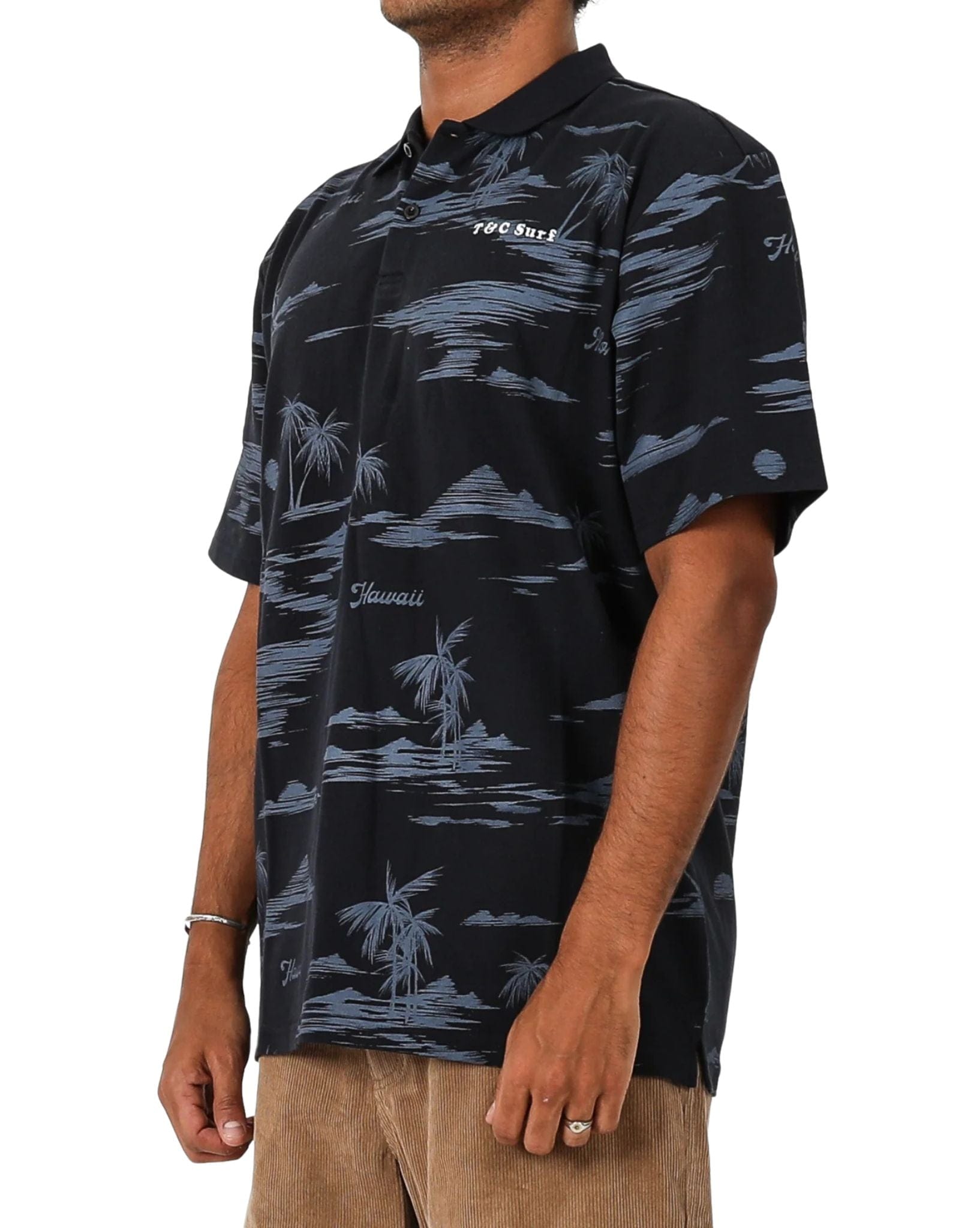 Town & Country Mens Turtle Bay S/S Polo - Navy