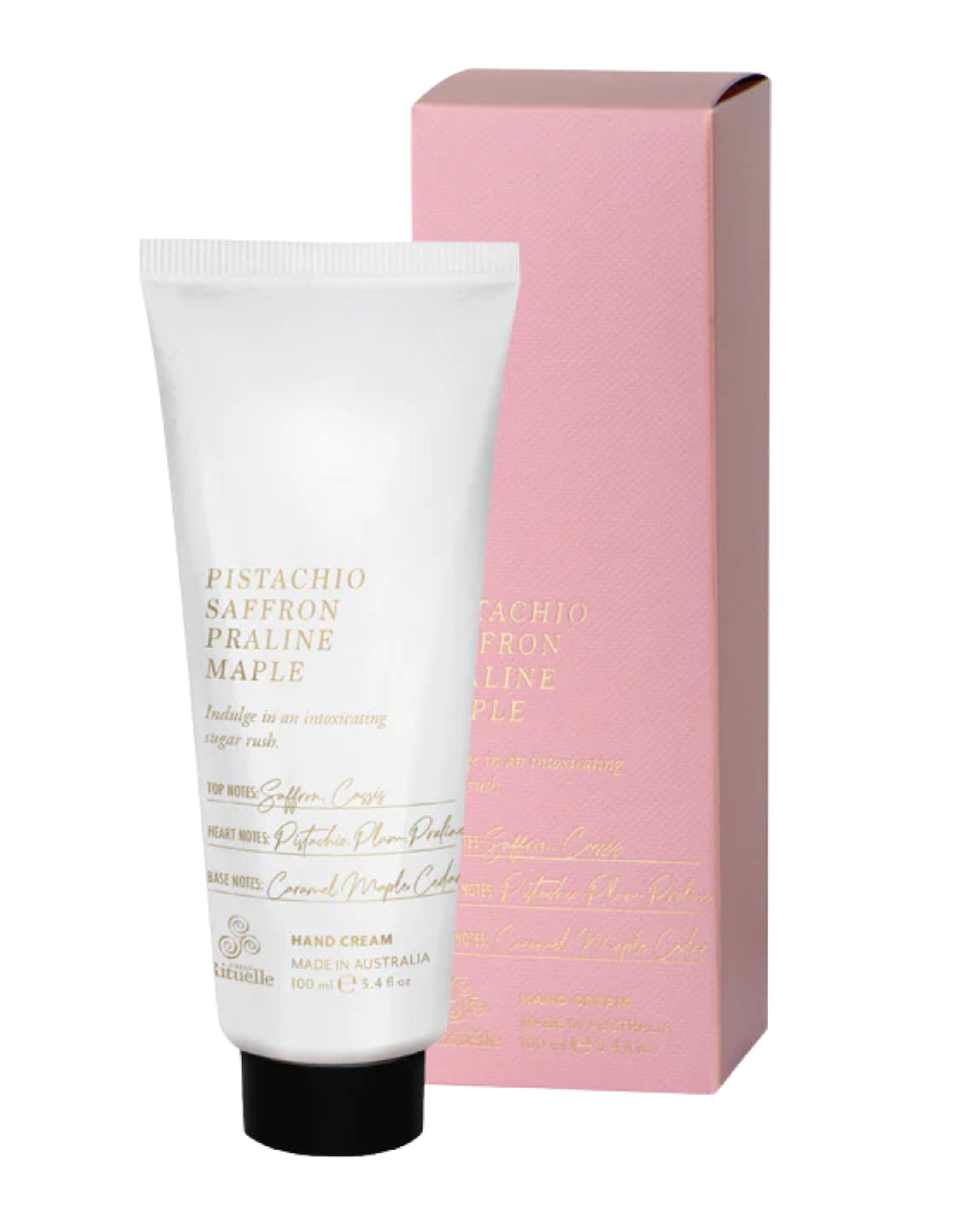 Urban Rituelle Apotheca Hand Cream - Pistachio, Saffron, Praline, Maple