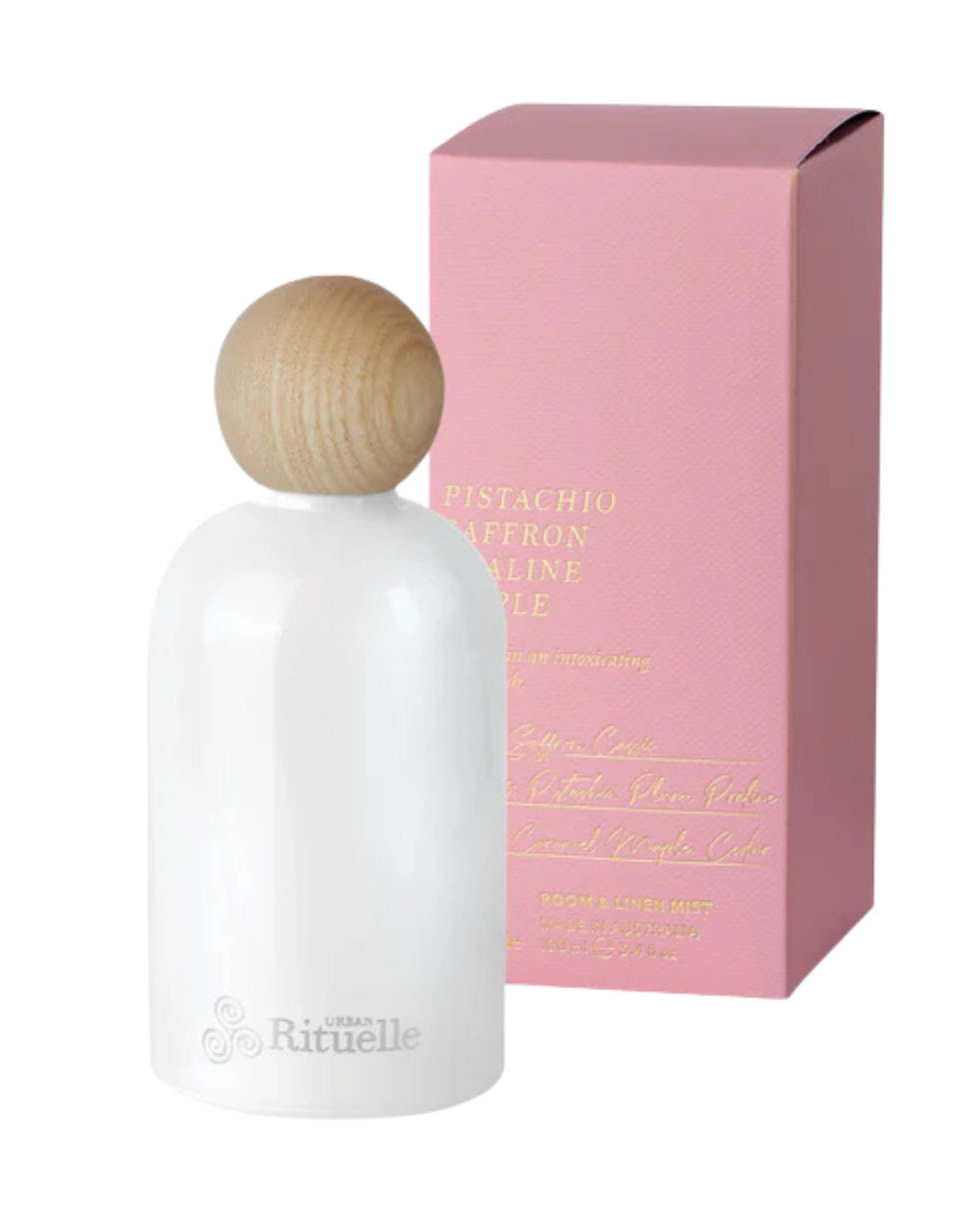 Urban Rituelle Apotheca Room & Linen Mist - Pistachio, Saffron, Praline, Maple 100ML