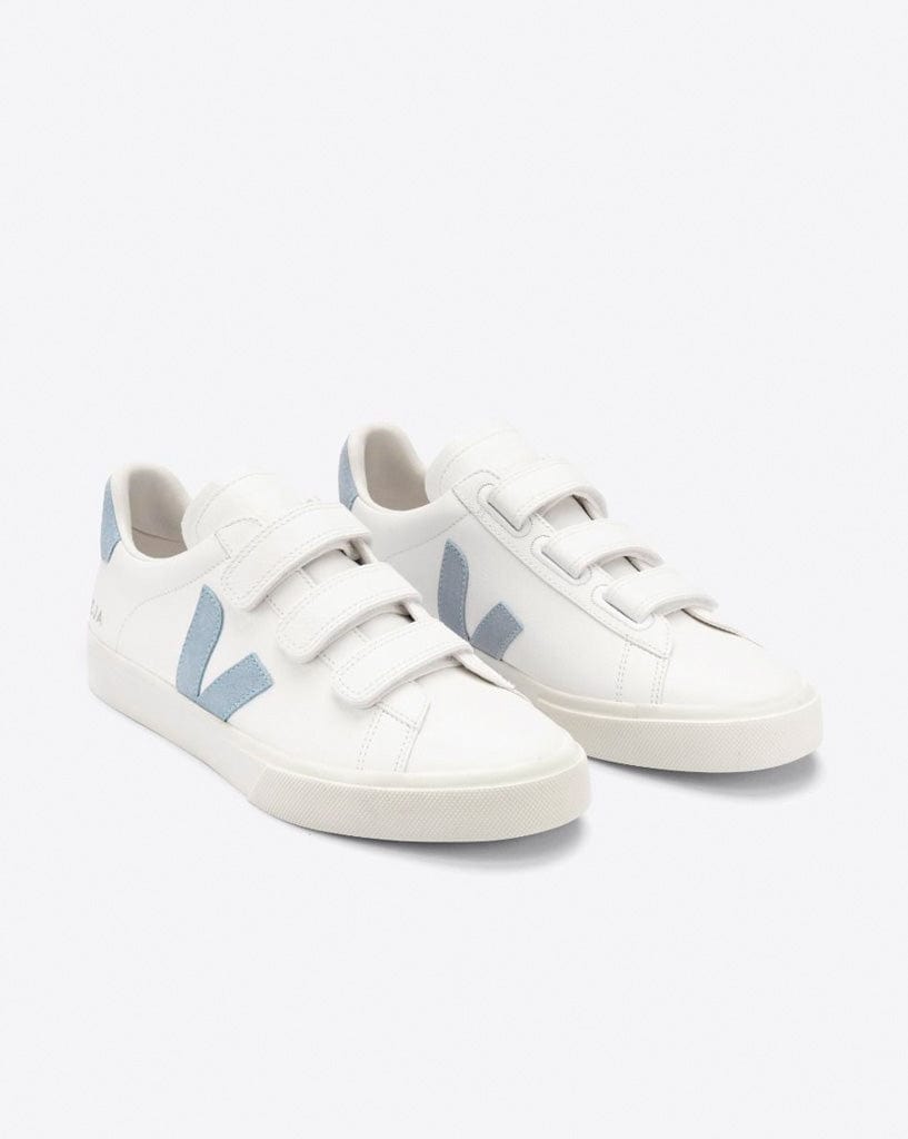 Veja Recife Chromefree Leather - White/Steel