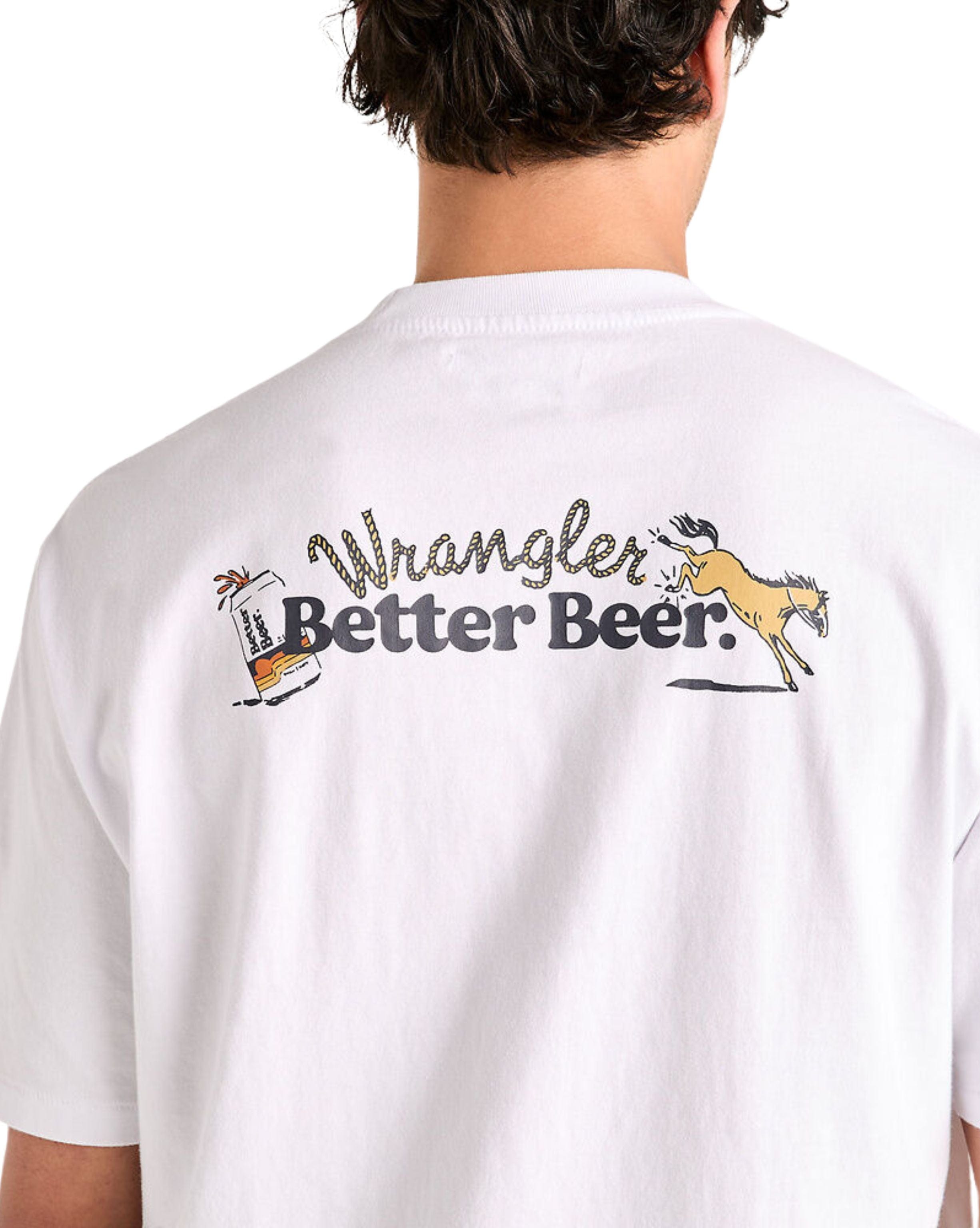 Wrangler Better Beer Kicked Slacker Tee