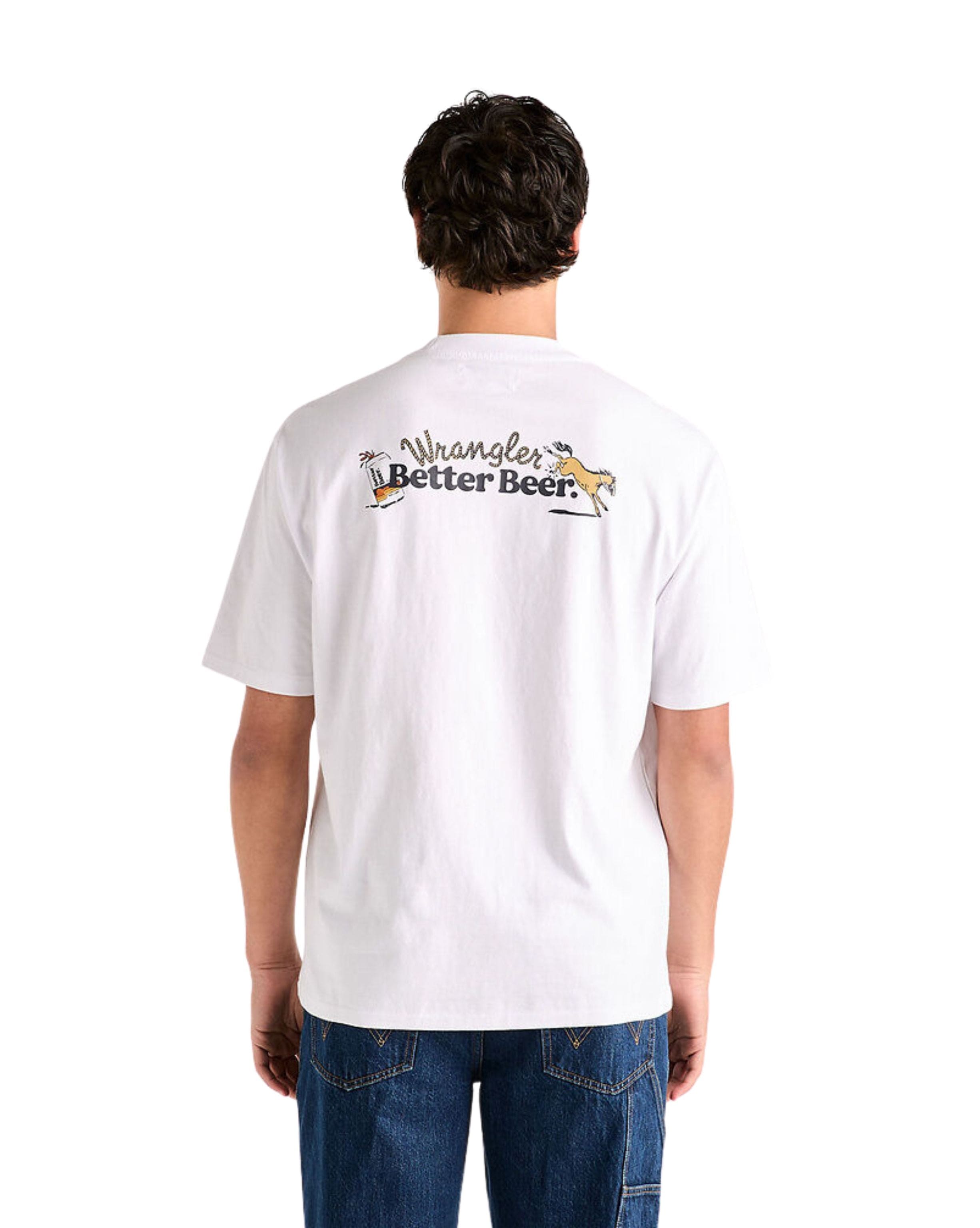 Wrangler Better Beer Kicked Slacker Tee