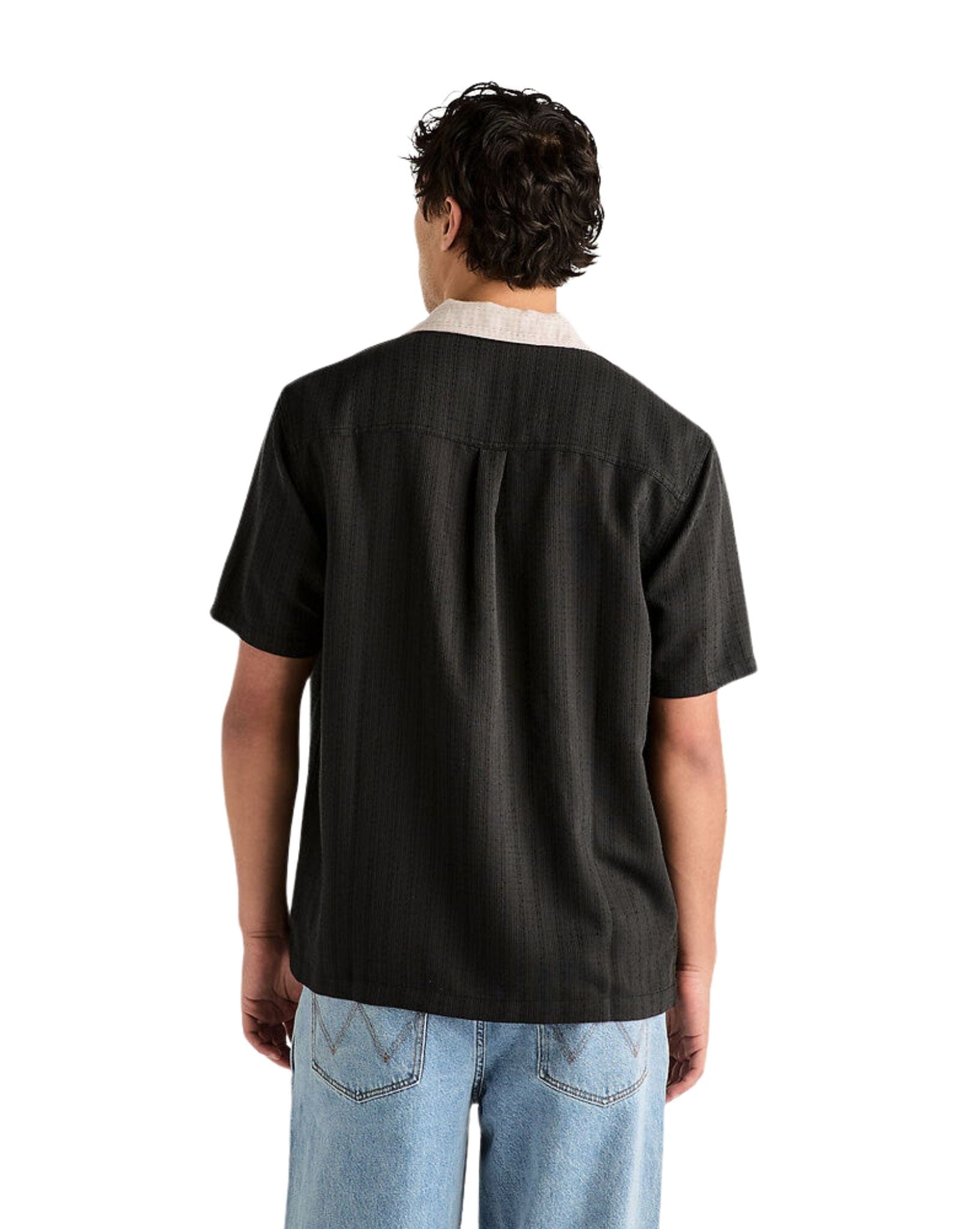 Wrangler Mens Lebowski Shirt - Black Sand