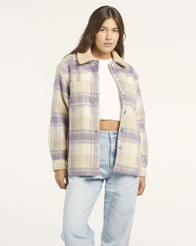 Wrangler Strokes Plaid Coat