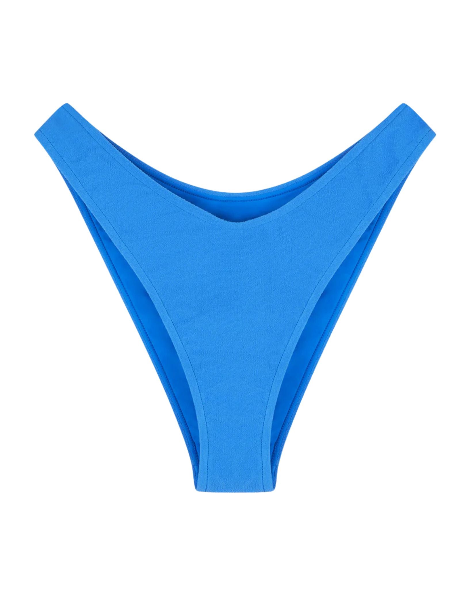 Zulu & Zephyr Textured Curve Brief Ocean Blue