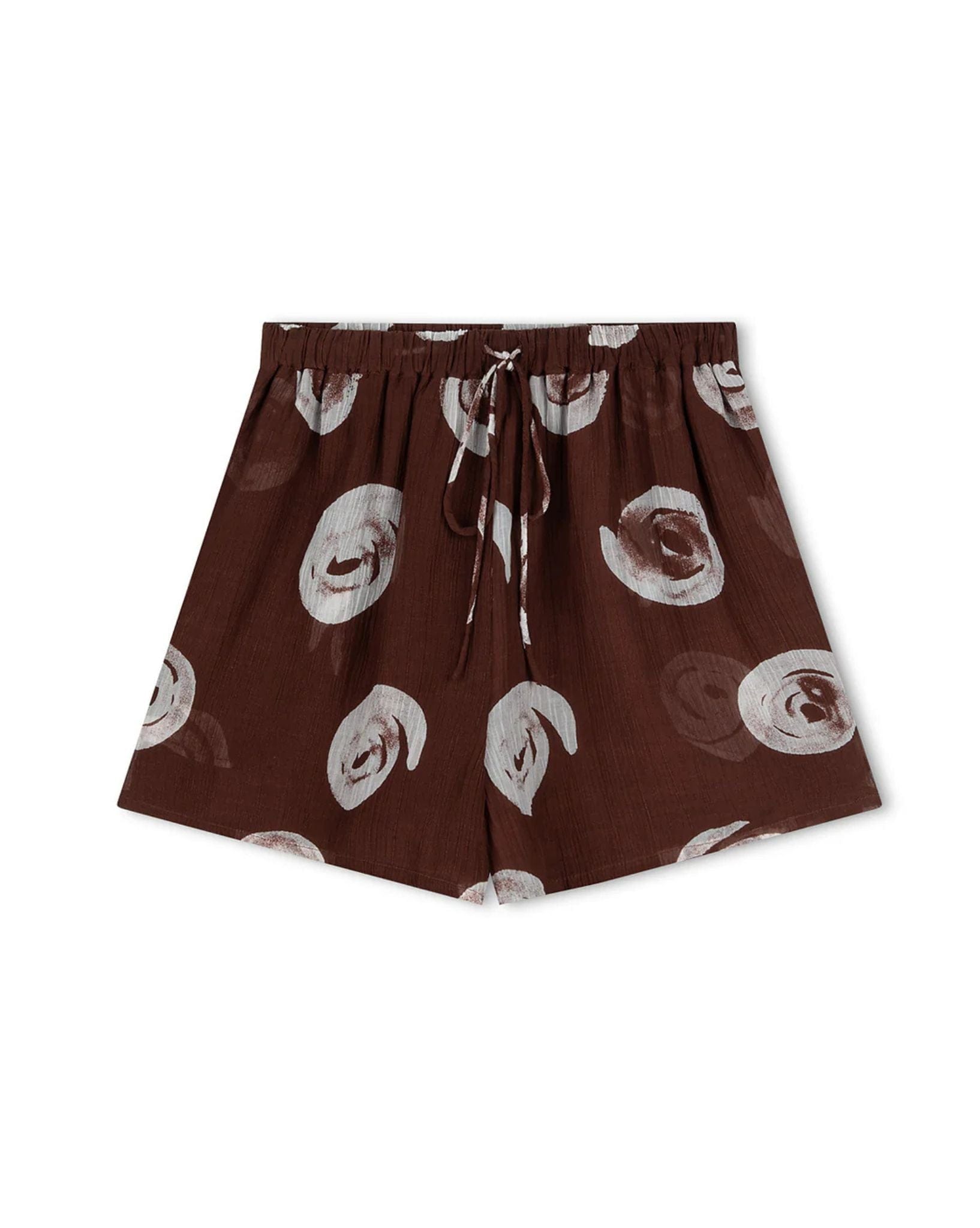 Zulu & Zephyr Womens Cocoa Swirl Textured Short