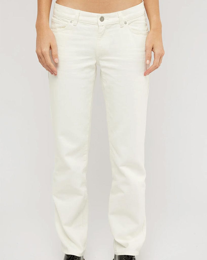 Abrand A 99 Low Straight - Washed White