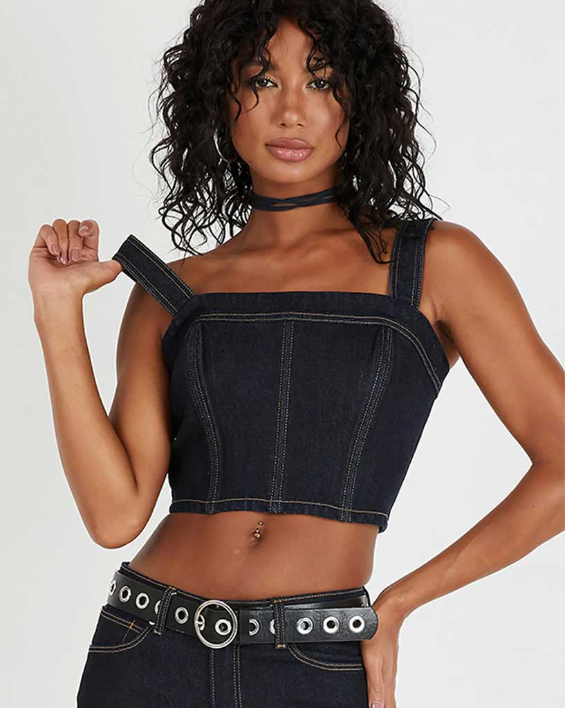 Abrand A Denim Bodice Alice