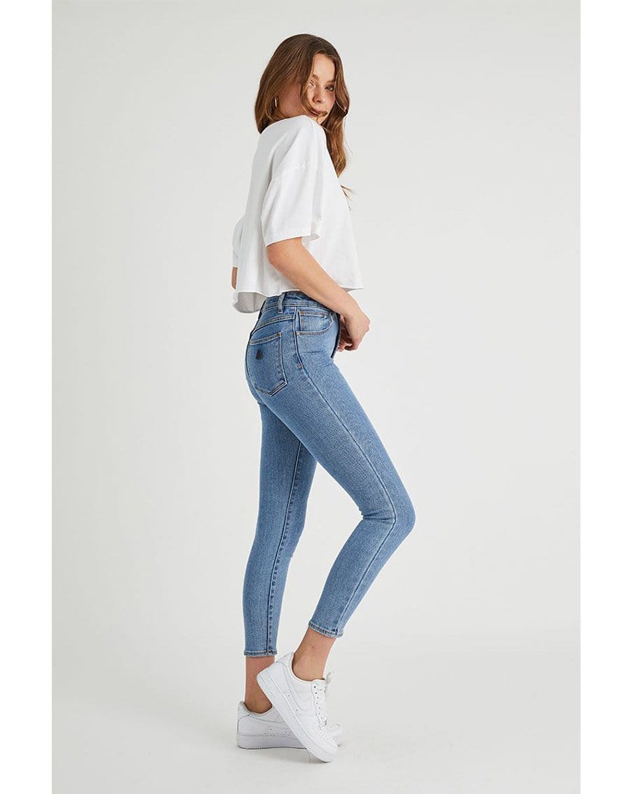 Abrand A High Skinny Ankle Basher Denim Jean - 396 La Blues